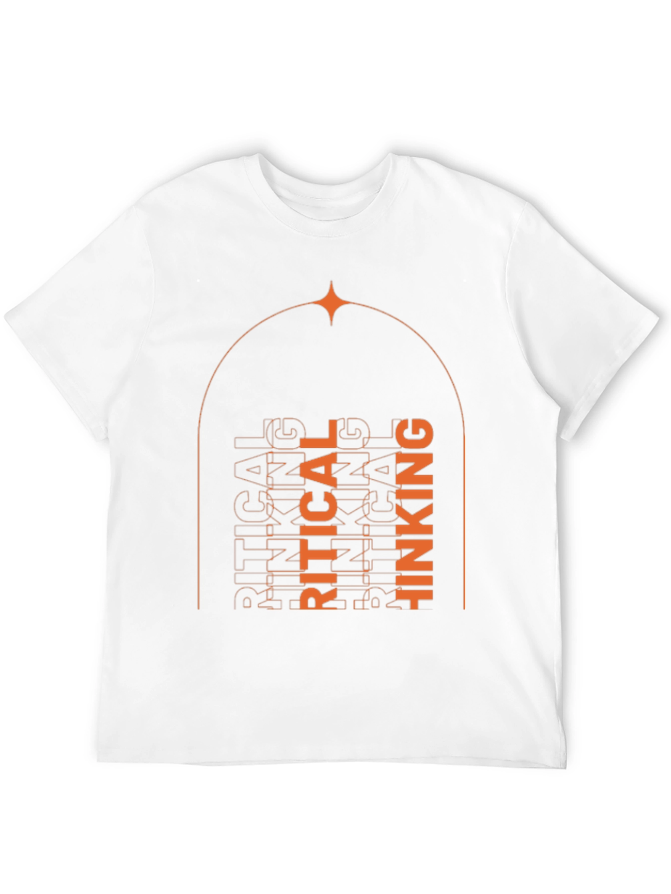 Black Critical Thinking Graphic Tee - Unisex Black T-Shirt view 12