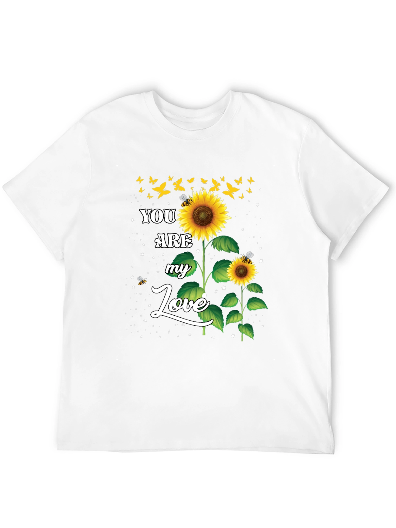 Black Sunflower Love Graphic Tee view 12