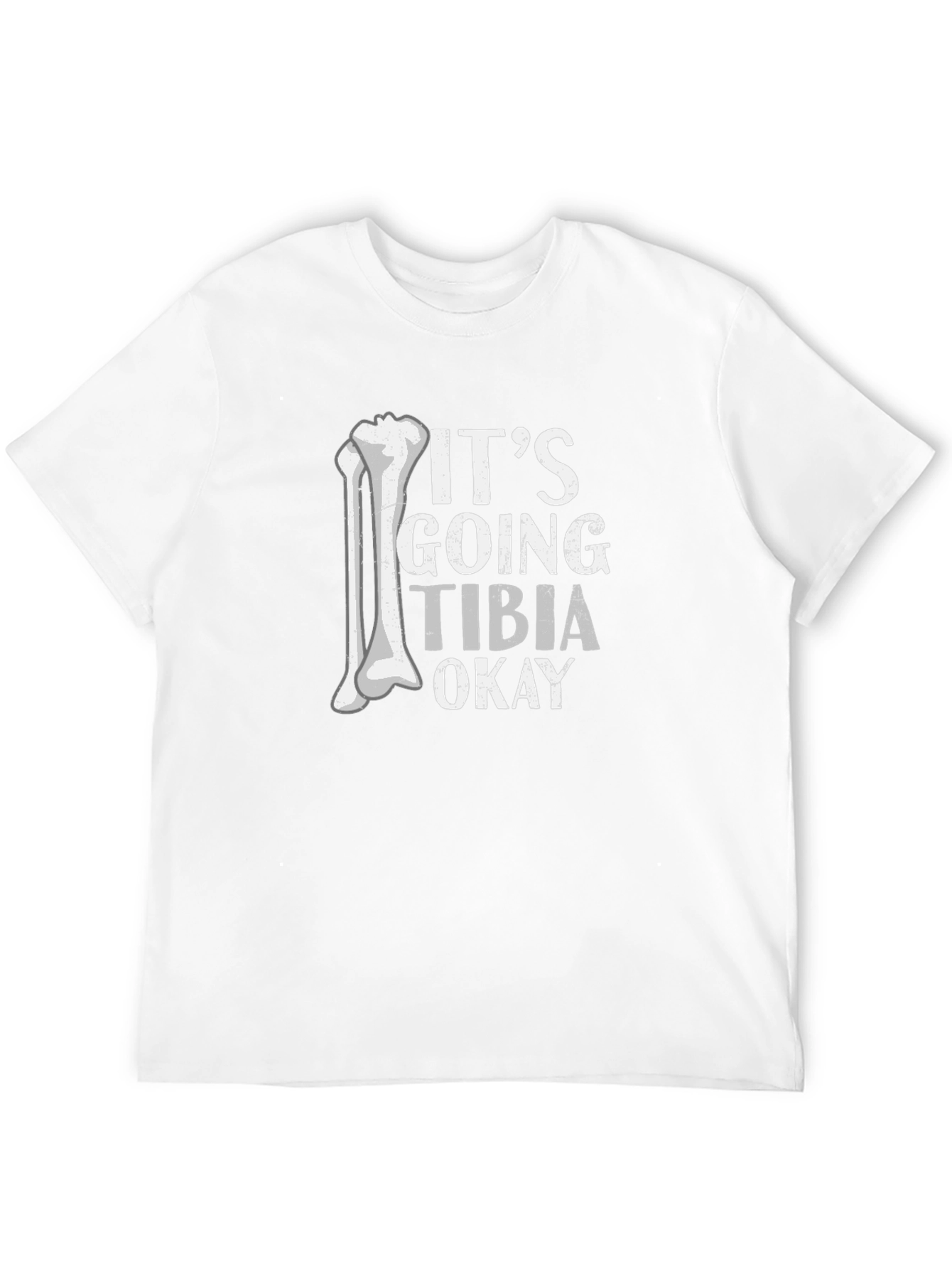 Black Funny It's Going Tibia Okay Graphic Tee - Black view 12