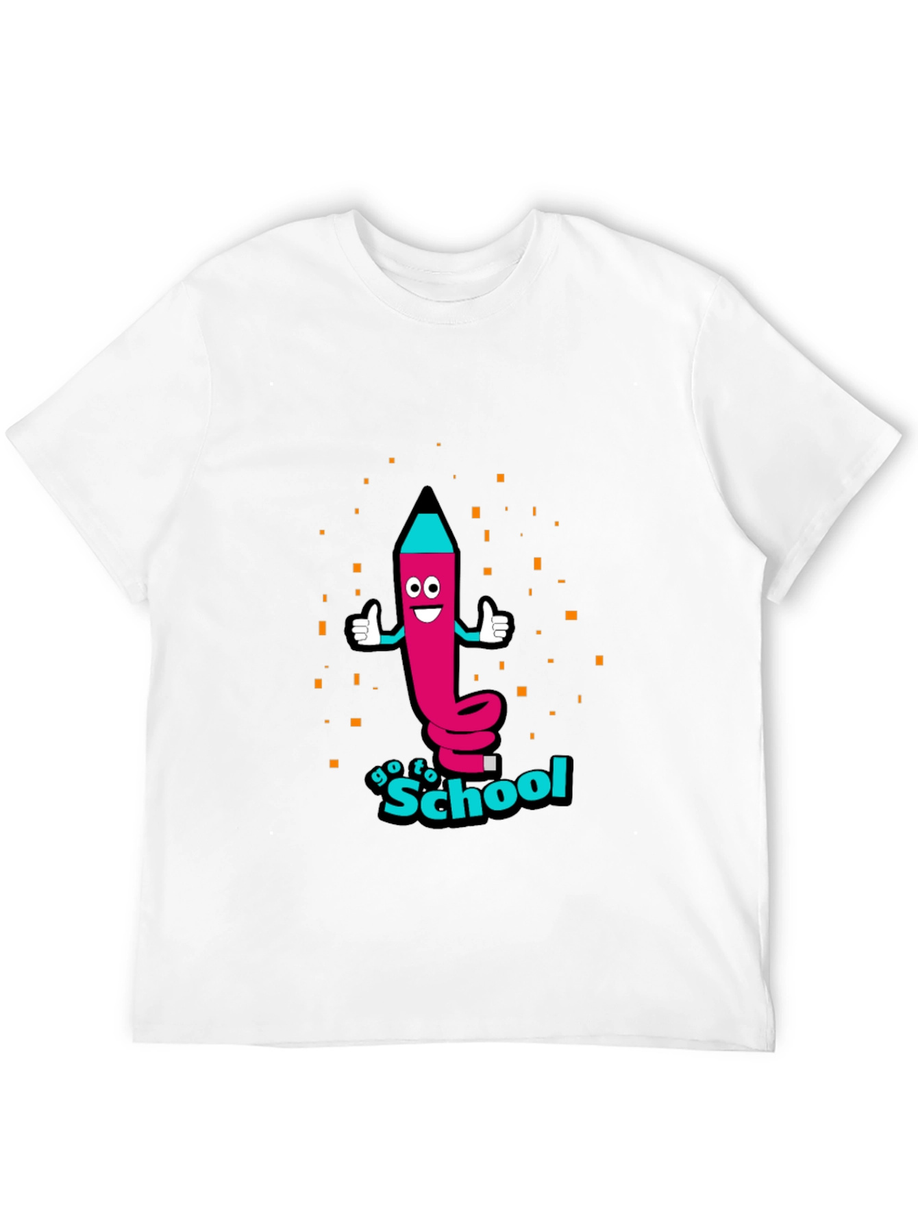 Go To School Pencil Graphic Tee - 12