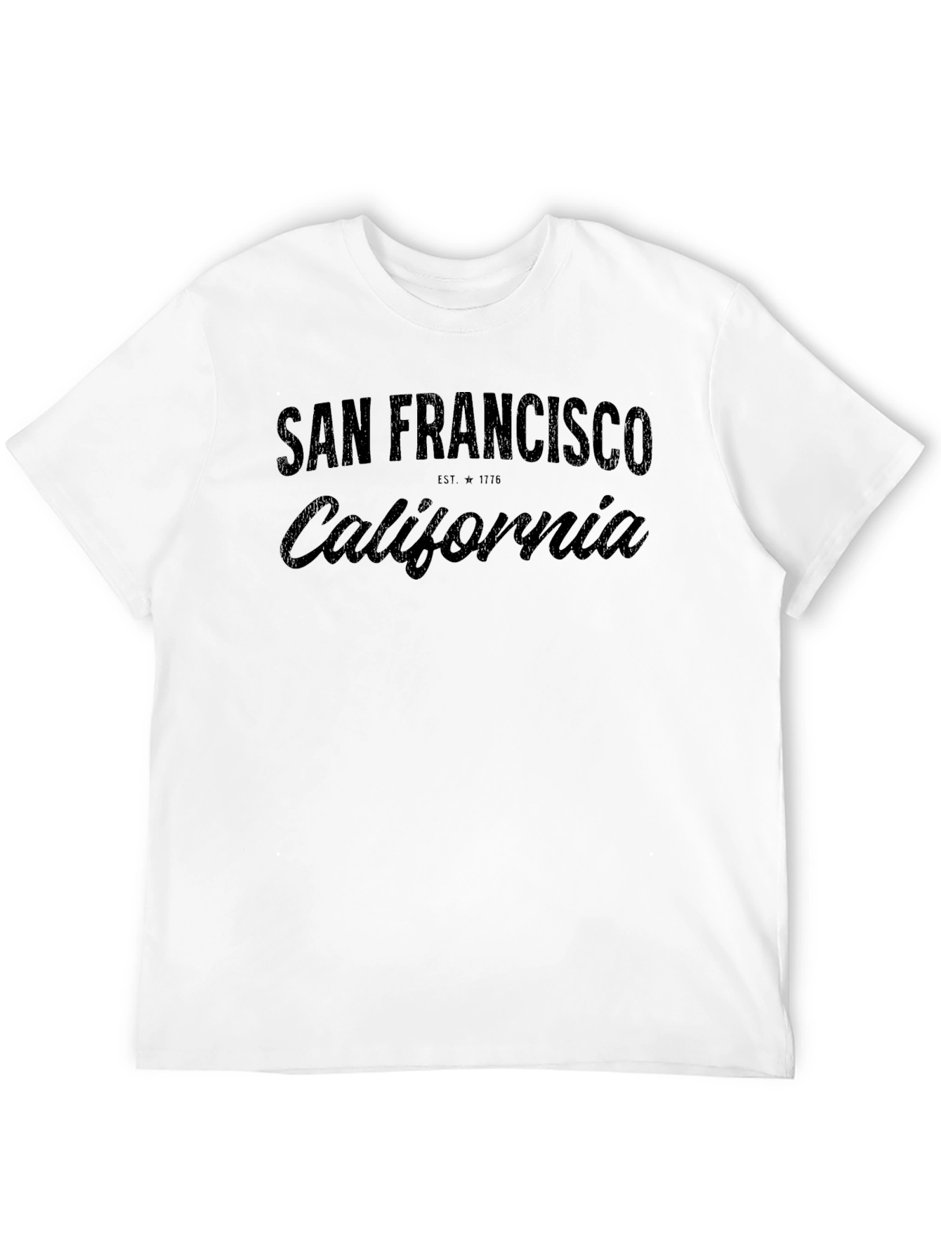 Black San Francisco California T-Shirt view 12
