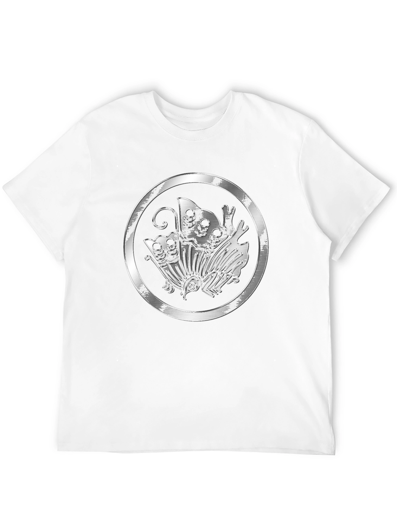 Black Emblem Butterfly Graphic Tee - Black Casual Shirt view 12