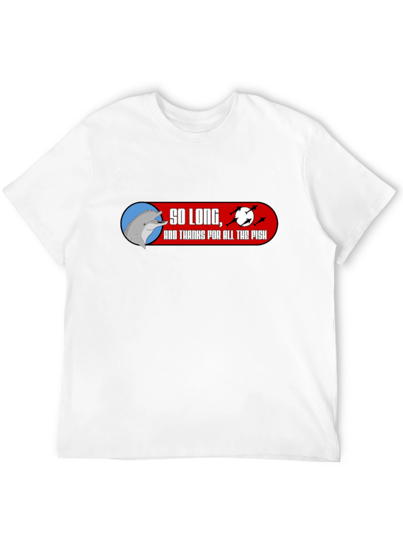 Black So Long & Thanks for All the Fish Graphic Tee view 12