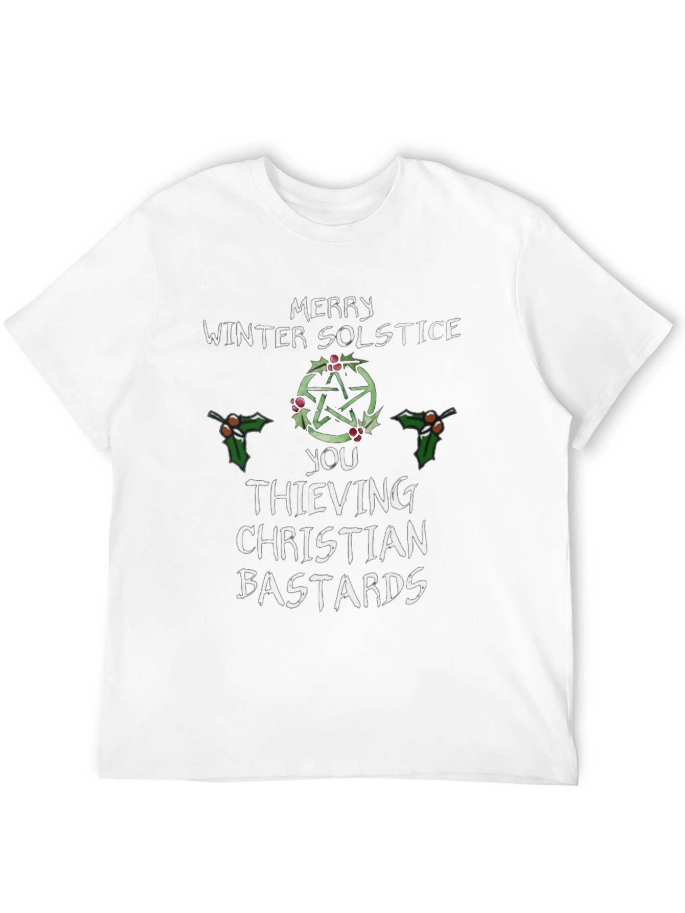 Merry Winter Solstice Graphic T-Shirt - 12