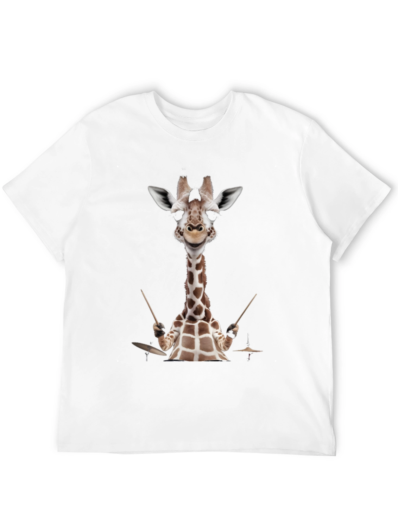 Black Giraffe Drummer Graphic Tee view 12