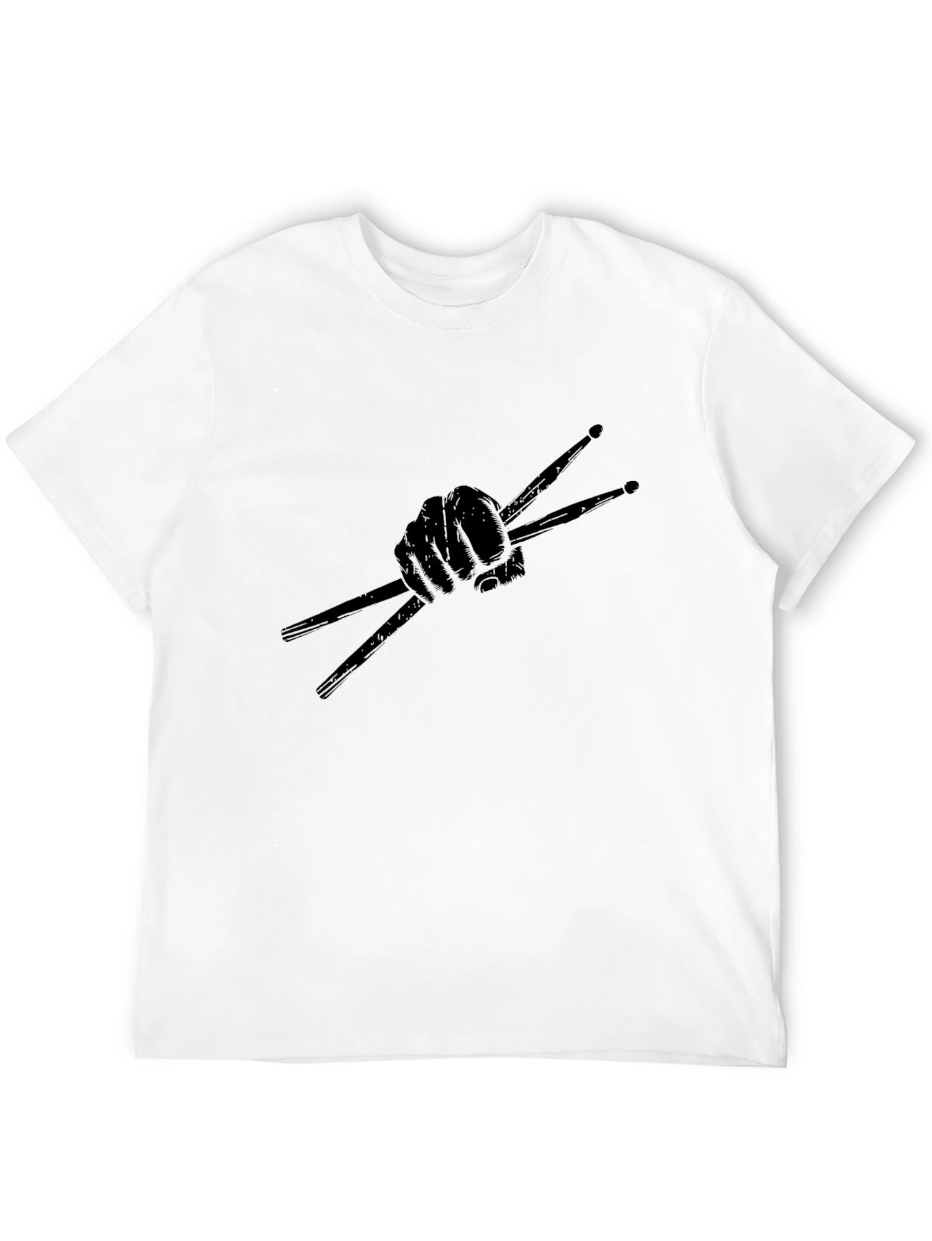 Black Drummer's Grip Black Tee - Rock Out in Style! view 12