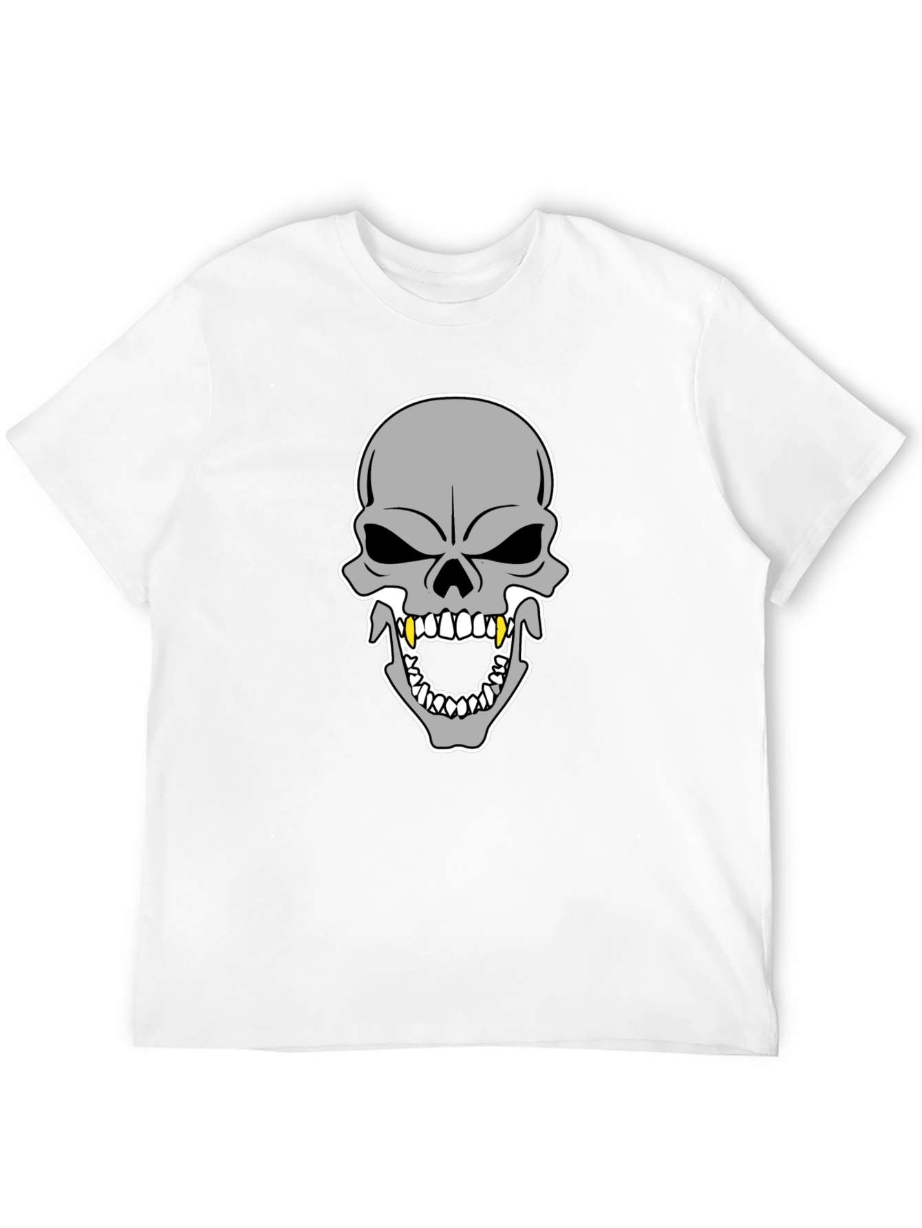 Black Skull Graphic Black T-Shirt view 12