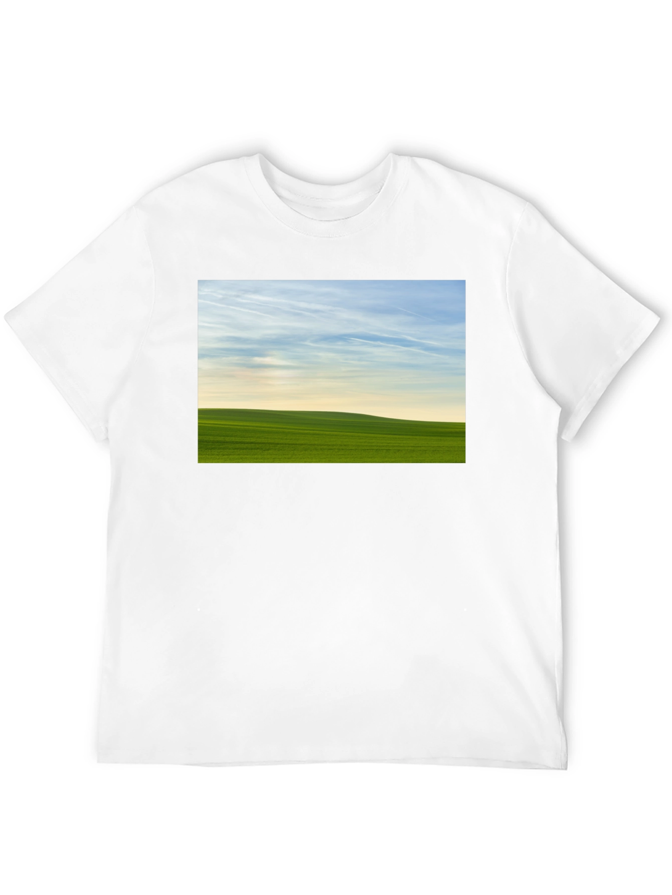 Green Field Horizon Graphic Tee - 12
