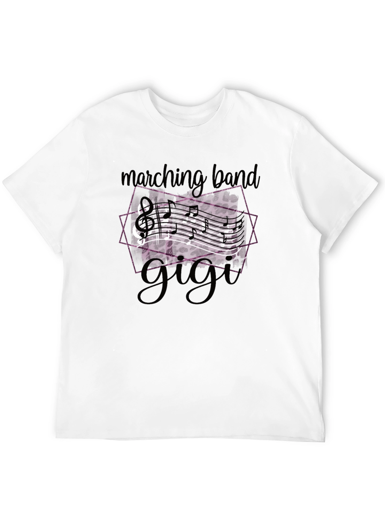 Black Marching Band Gigi T-Shirt - Music Lover Tee view 12