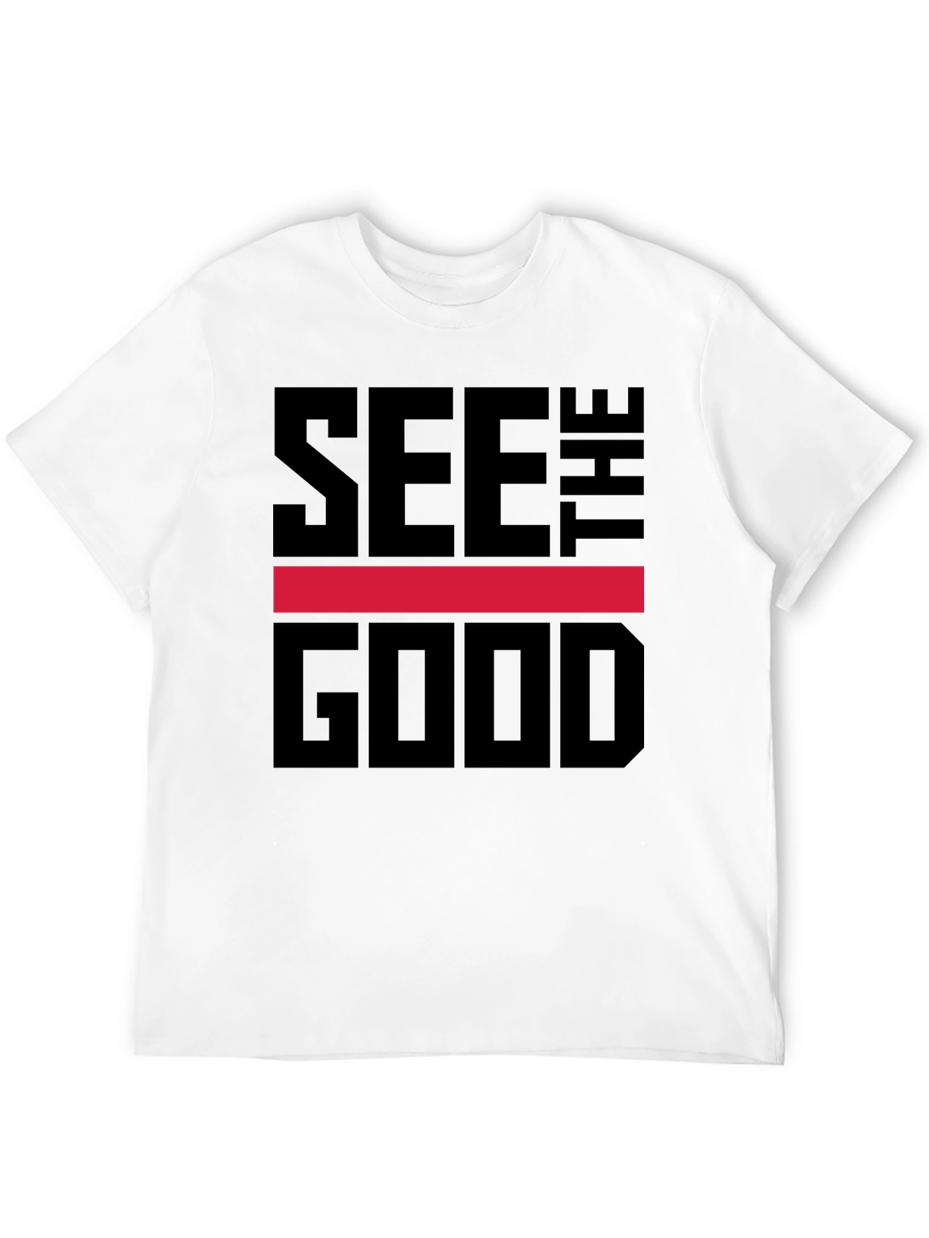 Black See The Good Graphic Tee - Stylish Comfort view 12