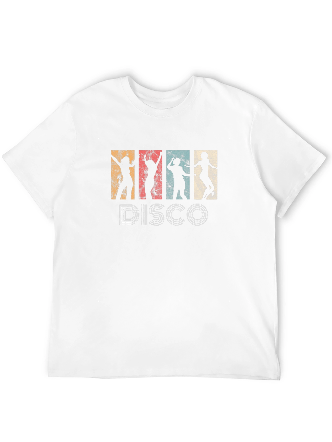 Black Retro Disco Dancer T-Shirt - Vintage Style Tee view 12
