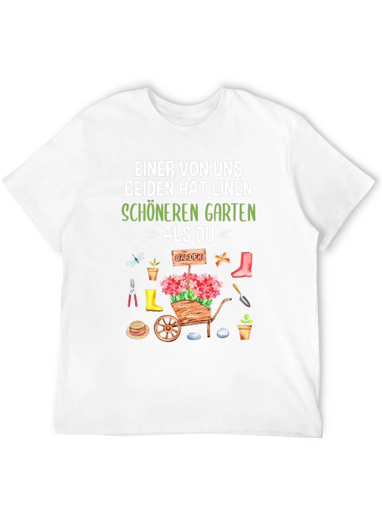 Black Gardener T-Shirt: "Schöneren Garten" view 12