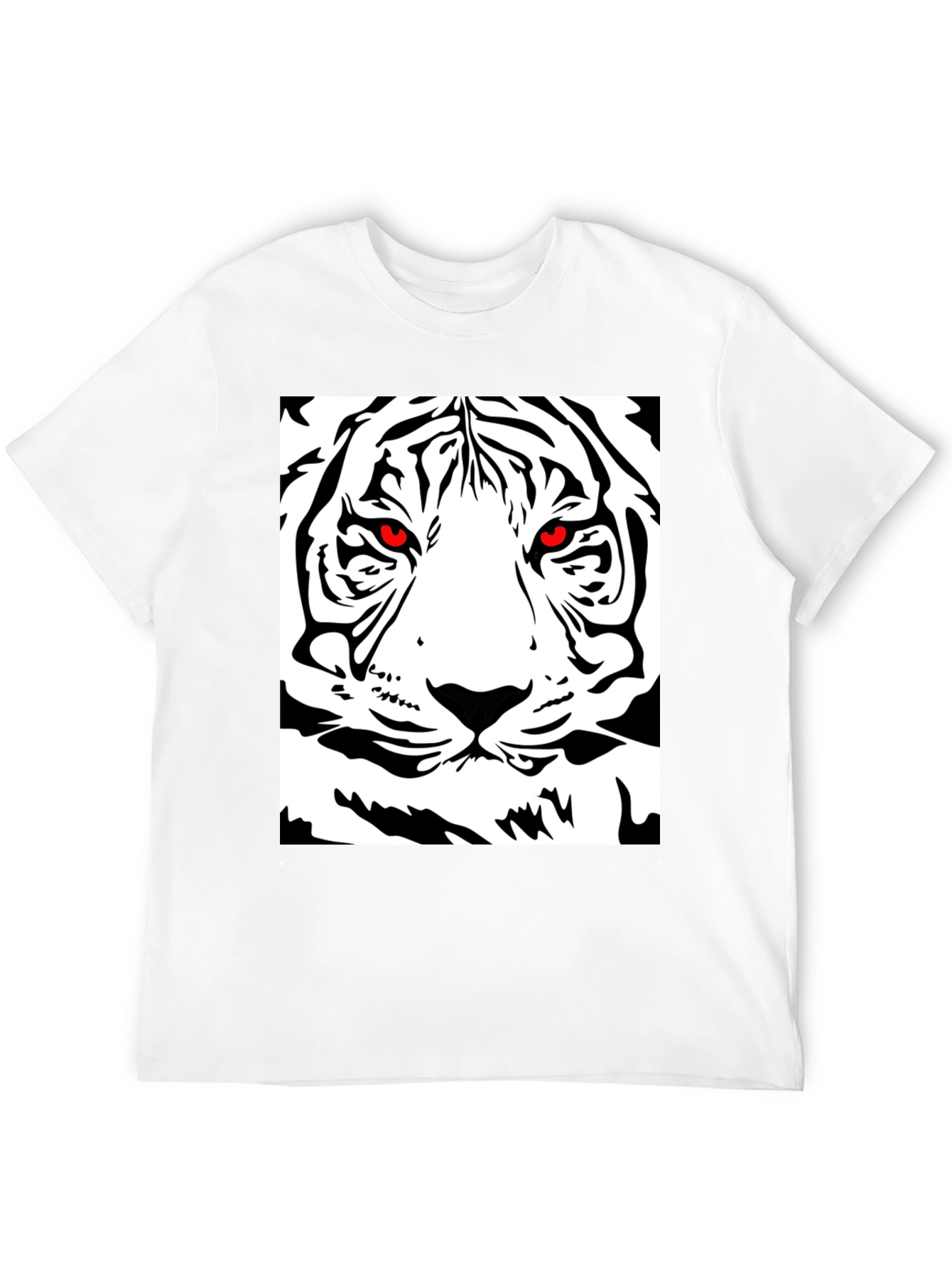 Black Tiger Graphic Tee - Bold Black T-Shirt view 12