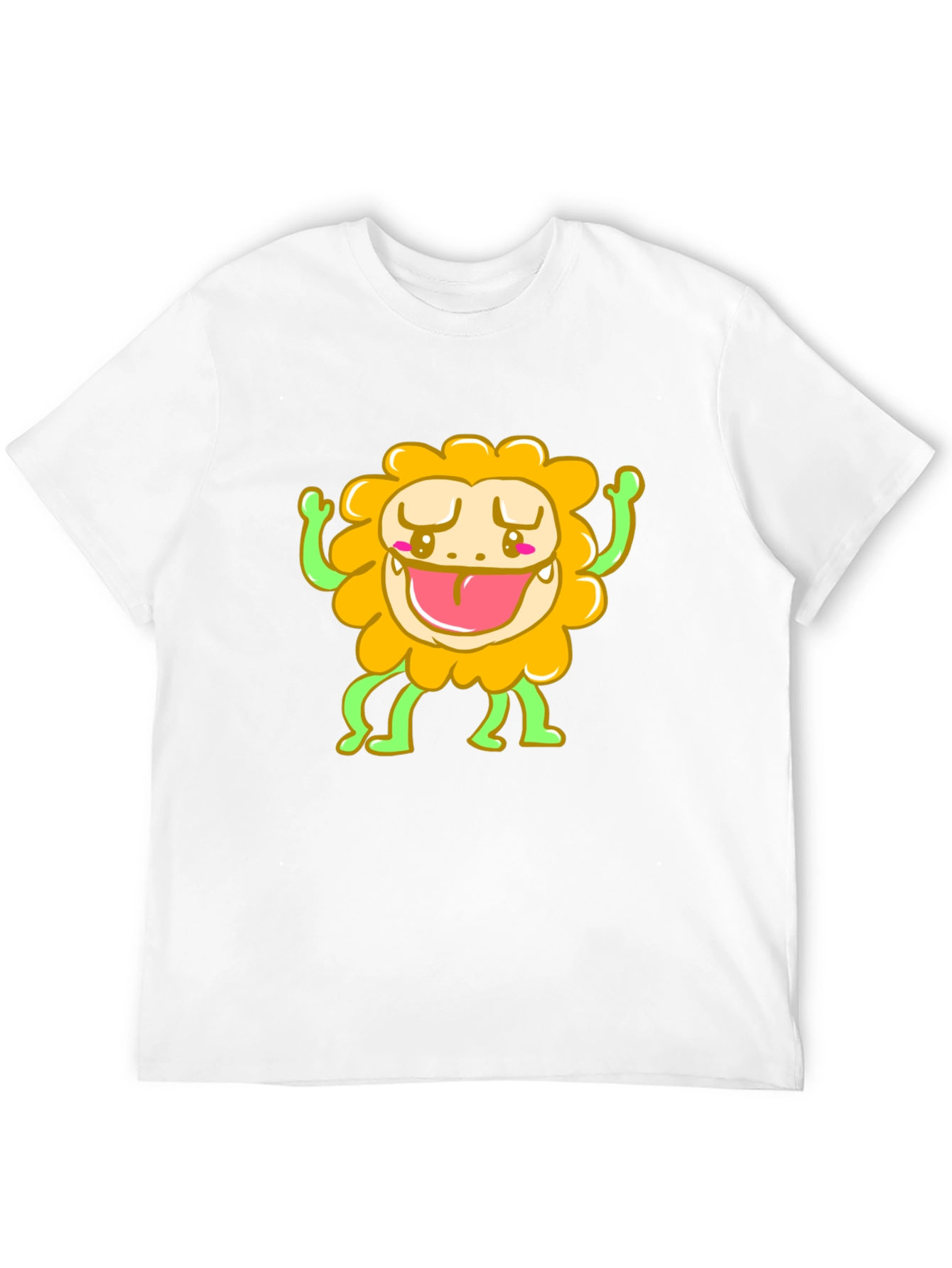 Black Funny Monster Graphic Tee - Black T-Shirt view 12