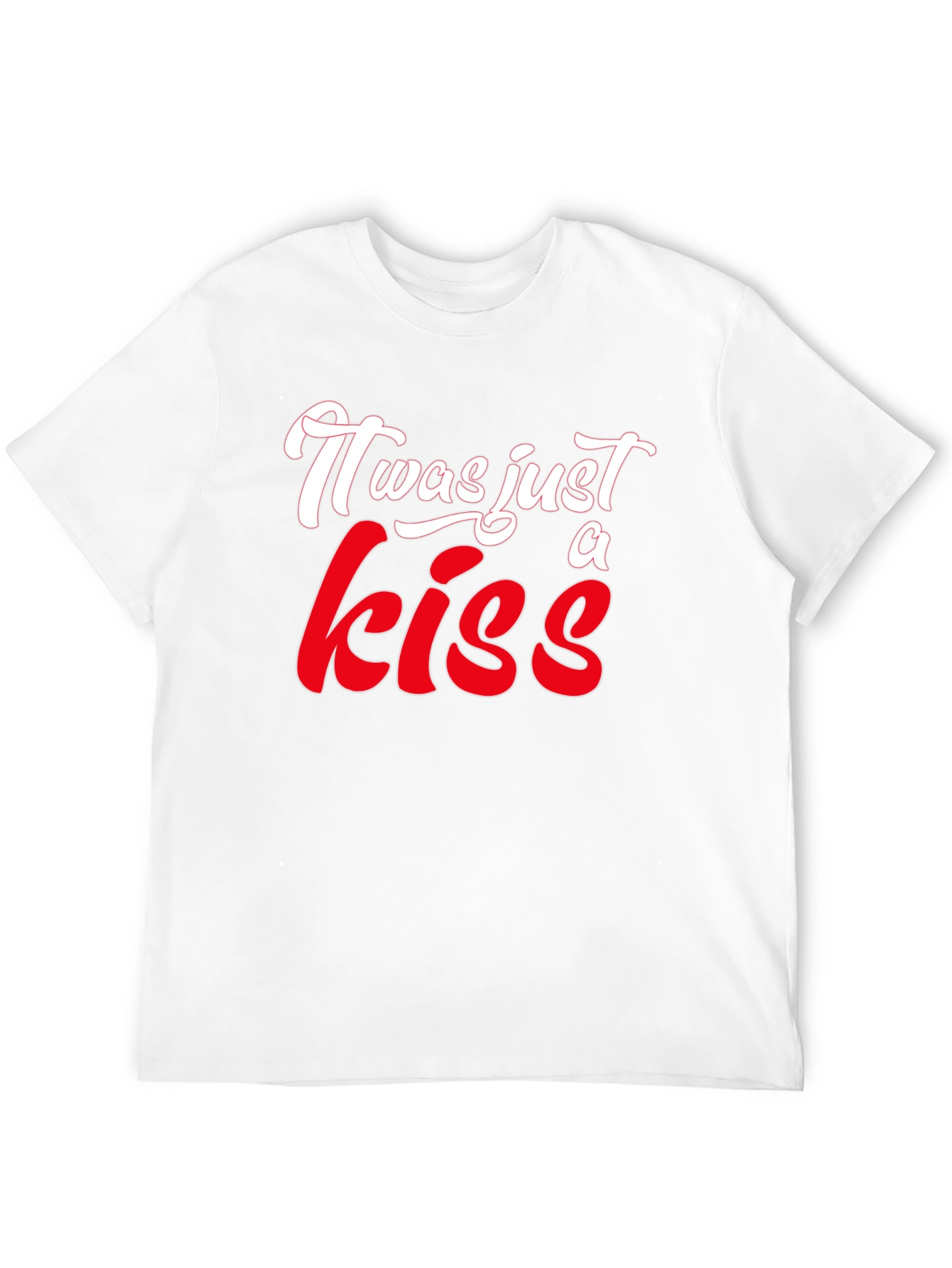 Black It Was Just A Kiss Graphic T-Shirt view 12