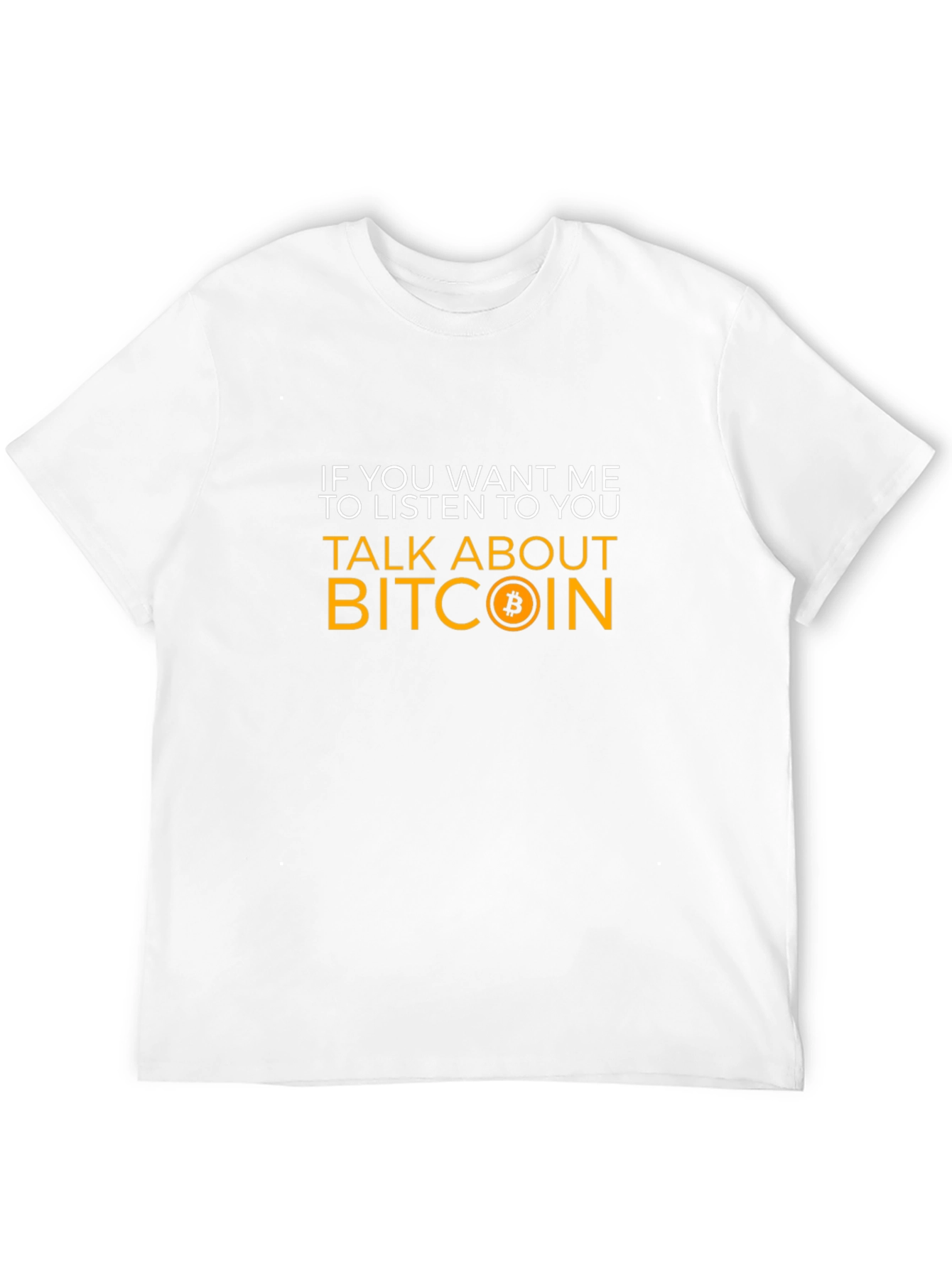 Black Bitcoin Talk Tee - Crypto Enthusiast T-Shirt view 12