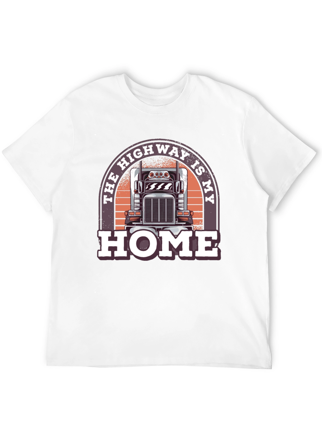 Black Highway Is My Home Trucker T-Shirt view 12