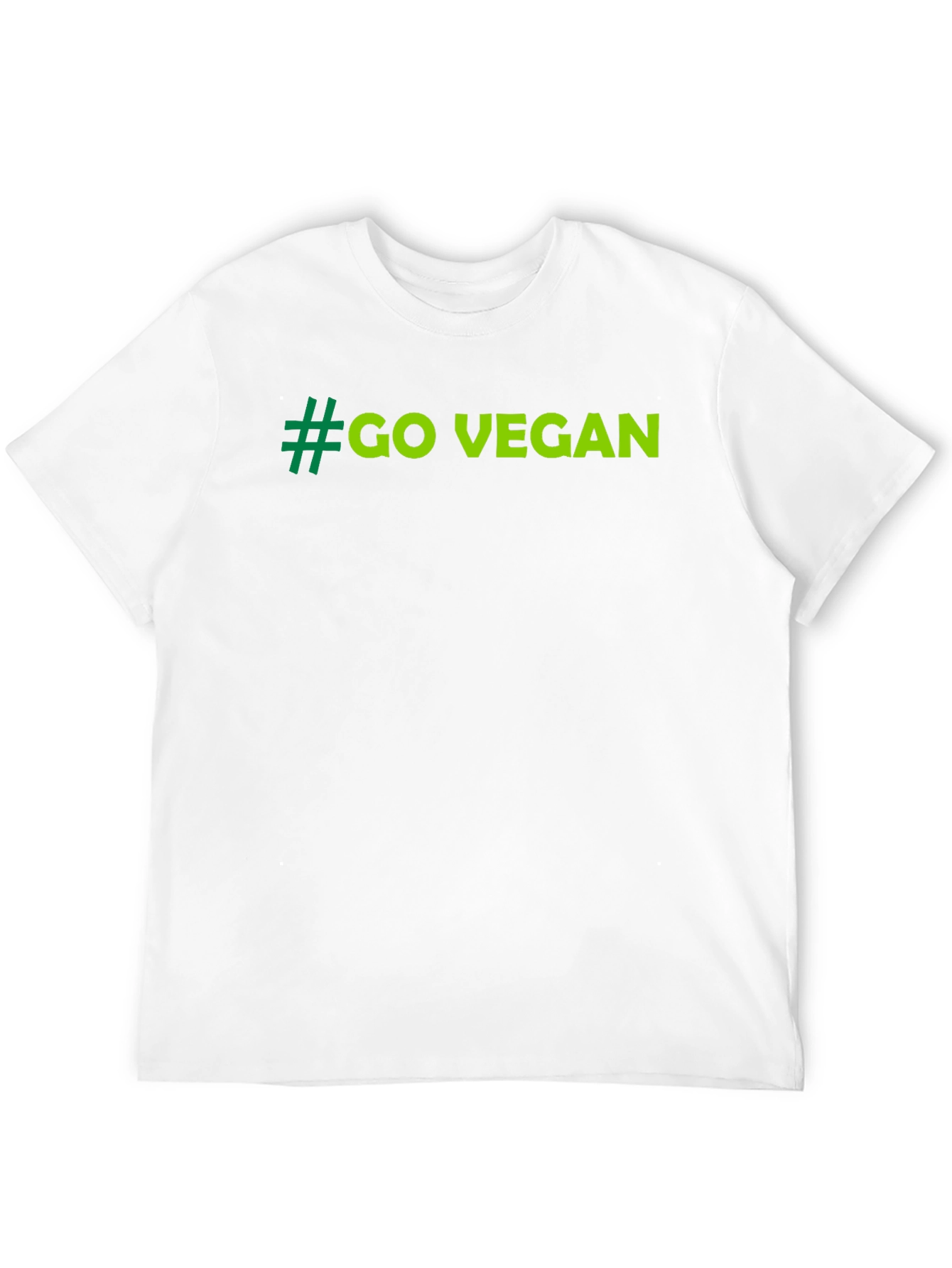 Black Go Vegan Tee - Black Cotton T-Shirt view 12