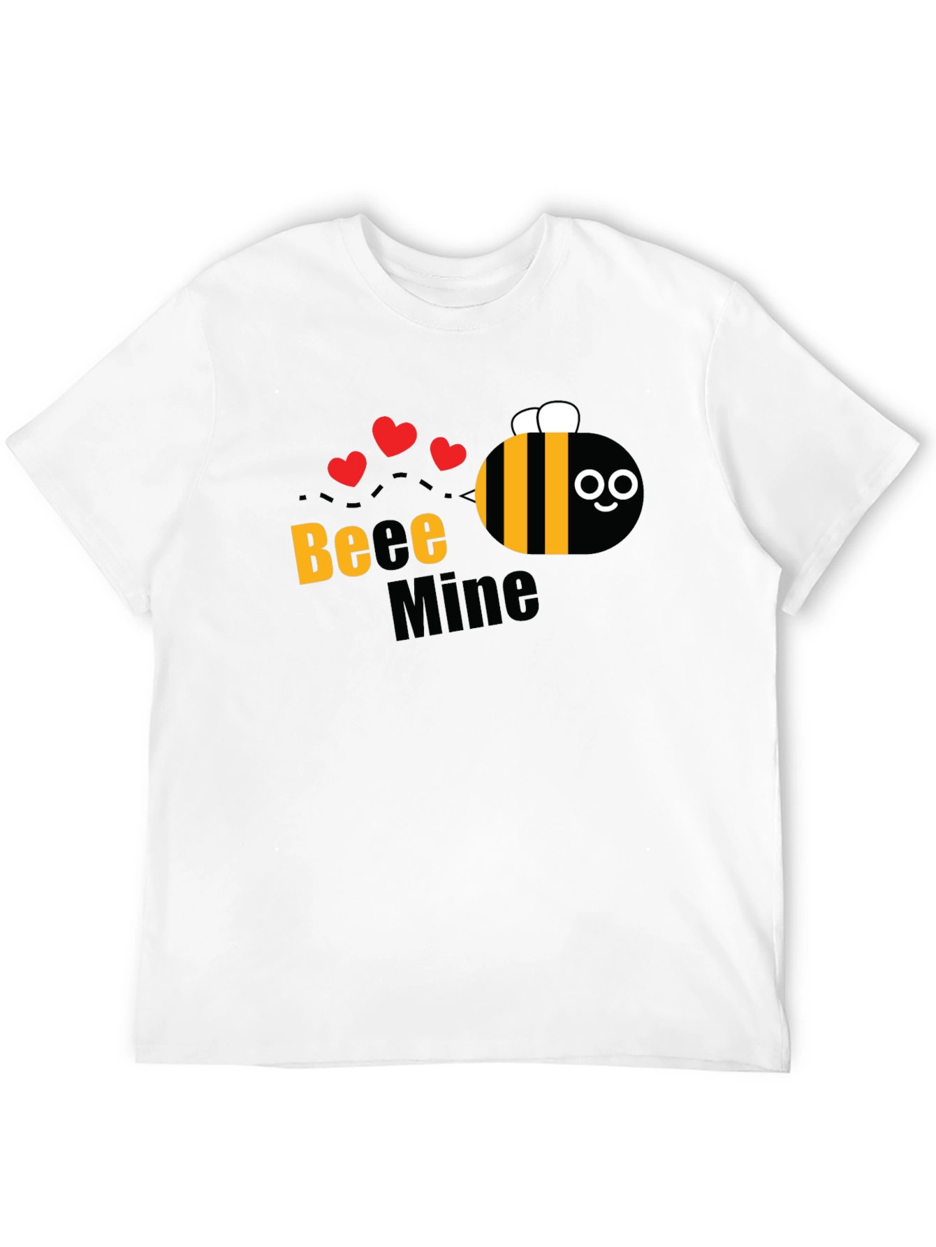 Black Bee Mine Graphic T-Shirt - Cute Valentine's Day Tee view 12