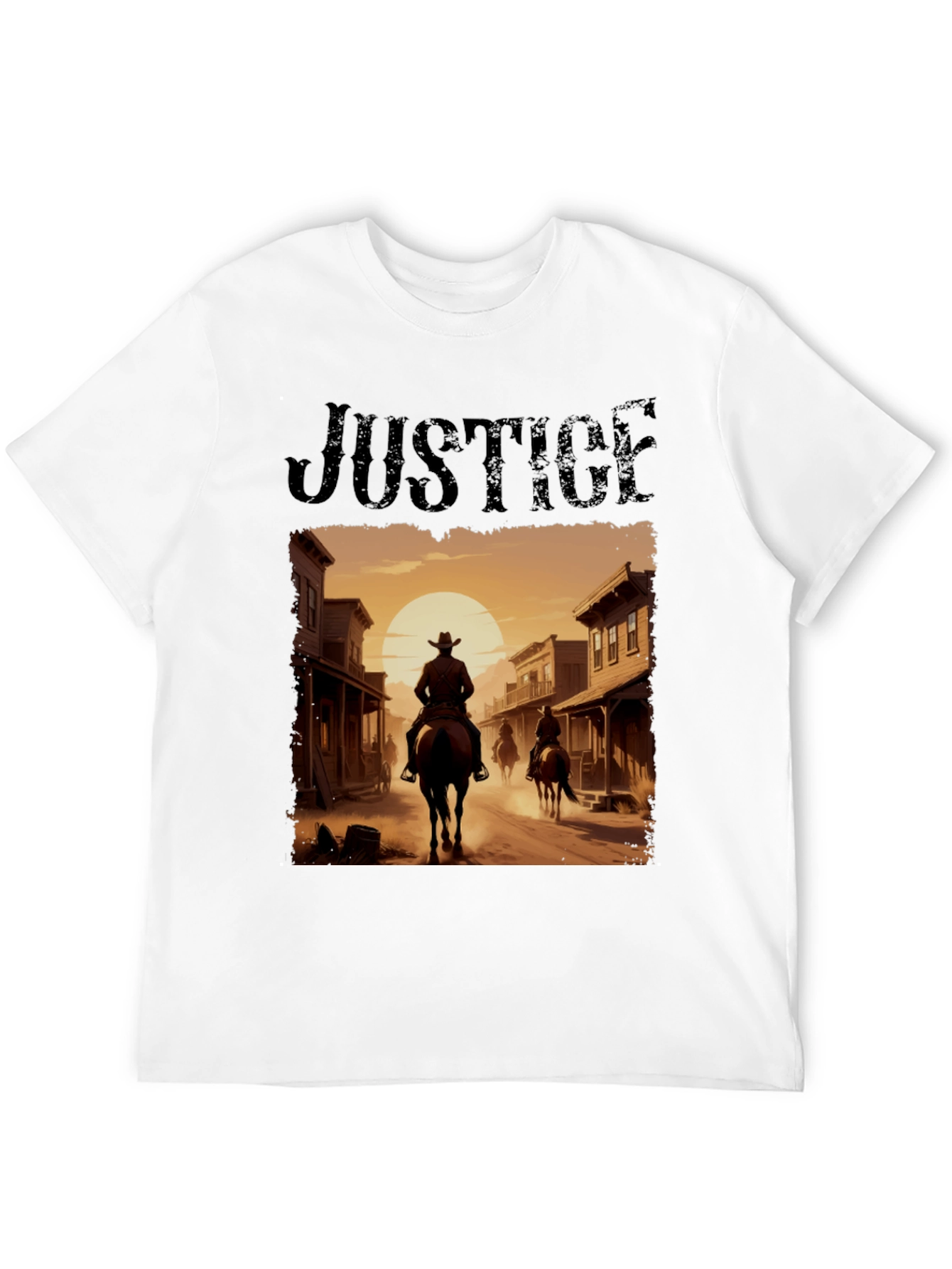 Black Justice Cowboy T-Shirt view 12