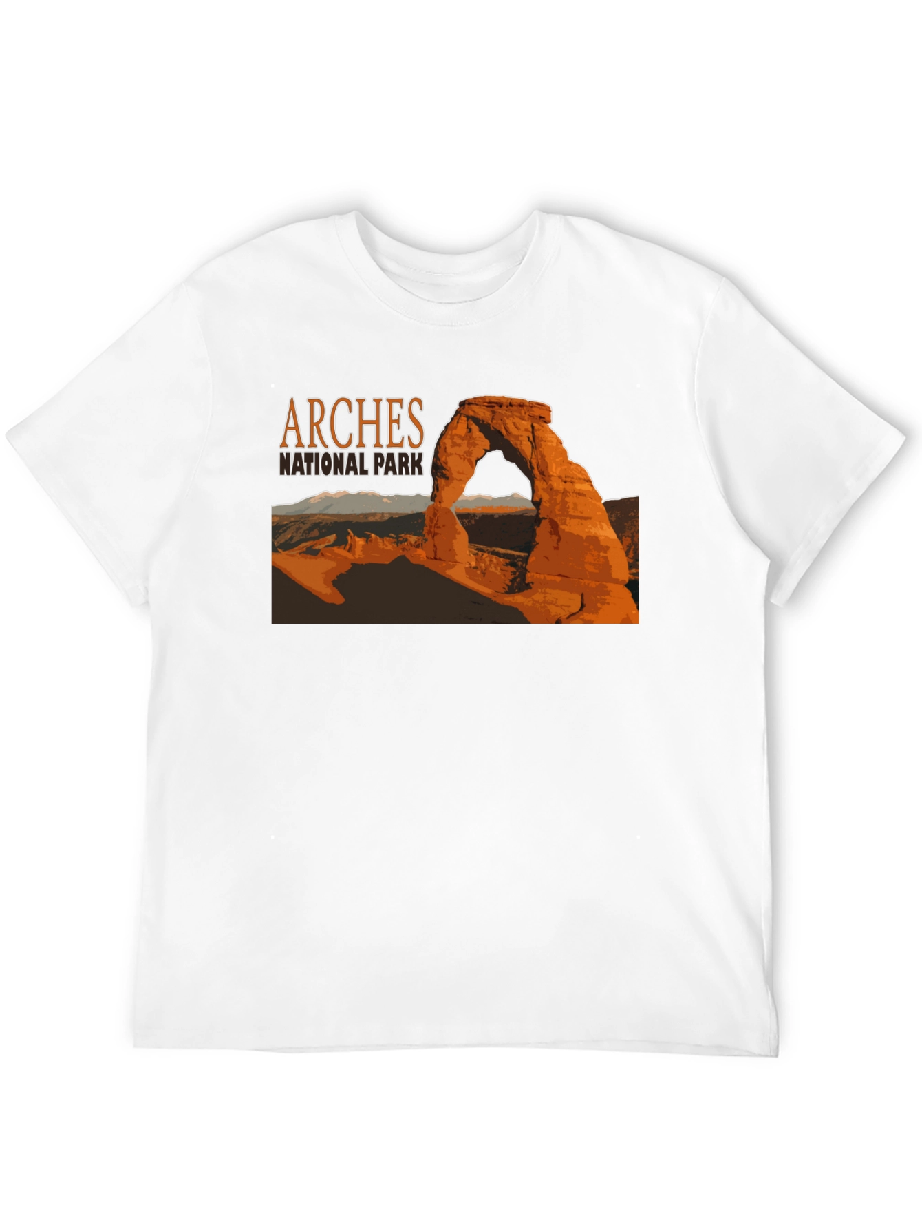 Black Arches National Park Graphic T-Shirt view 12