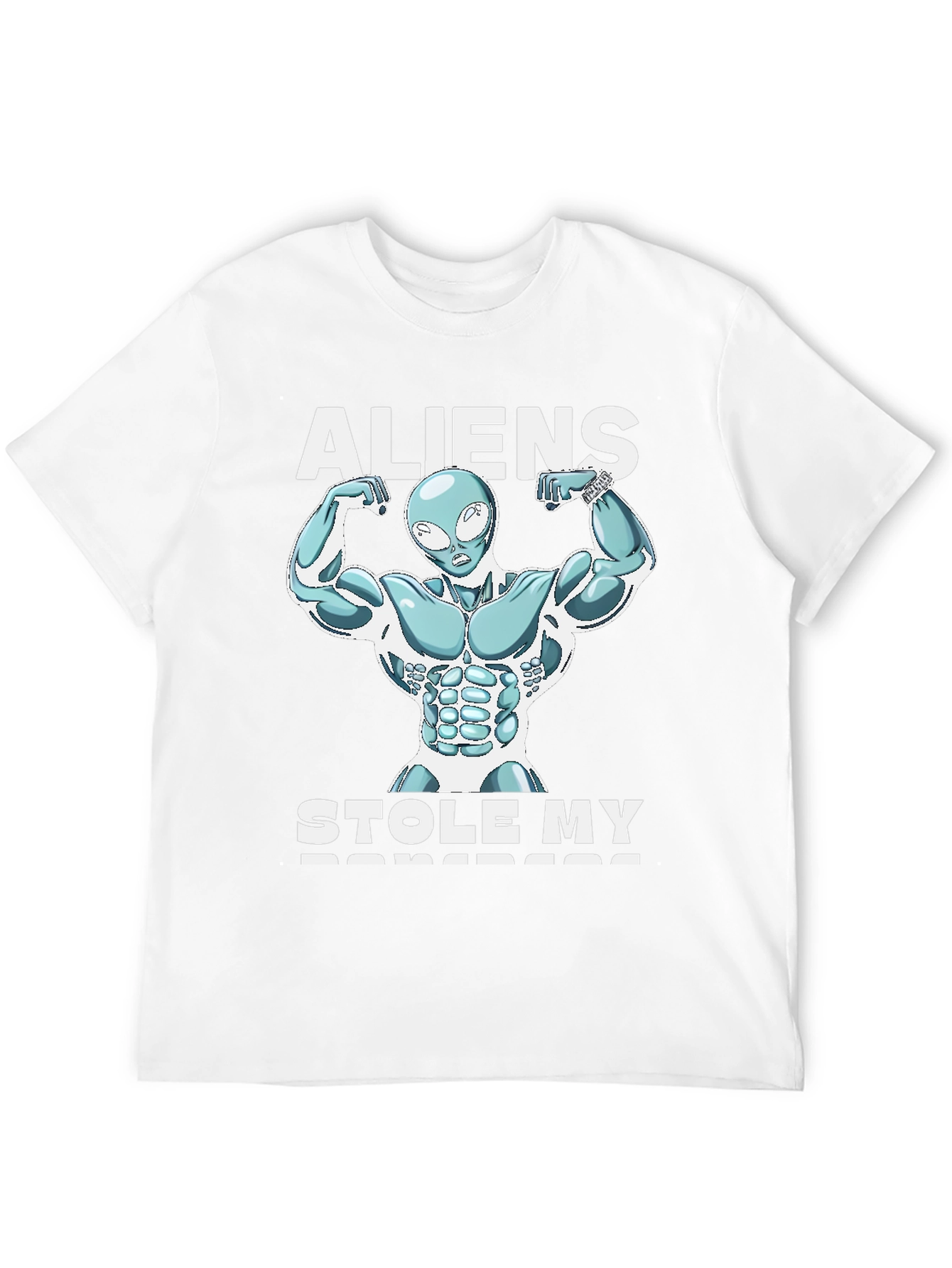 Aliens Stole My Barbells T-Shirt - 12