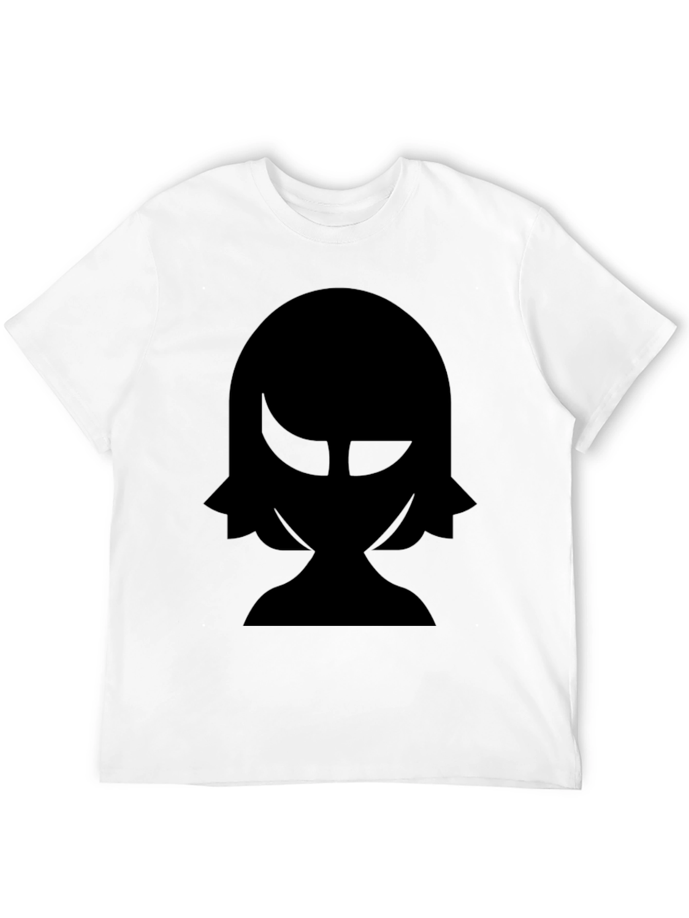 Black Silhouette Graphic Black T-Shirt view 12