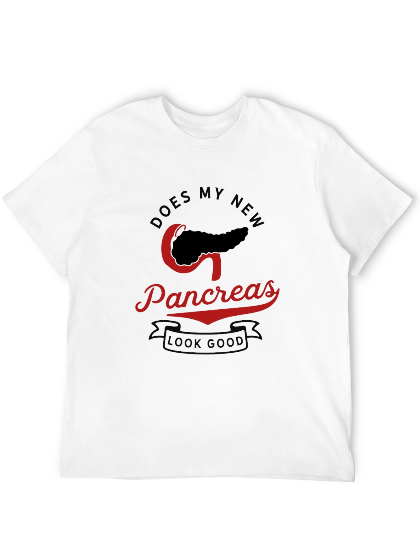 Black Funny Pancreas Transplant T-Shirt view 12