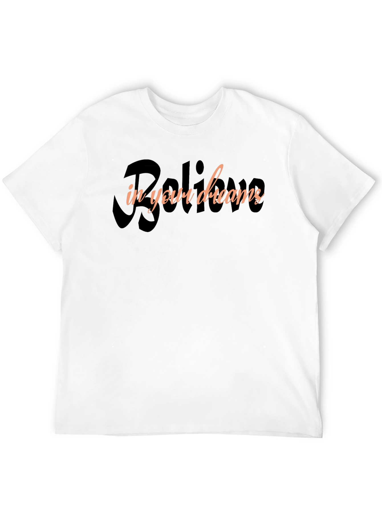 Black Believe in Your Dreams Graphic Tee view 12