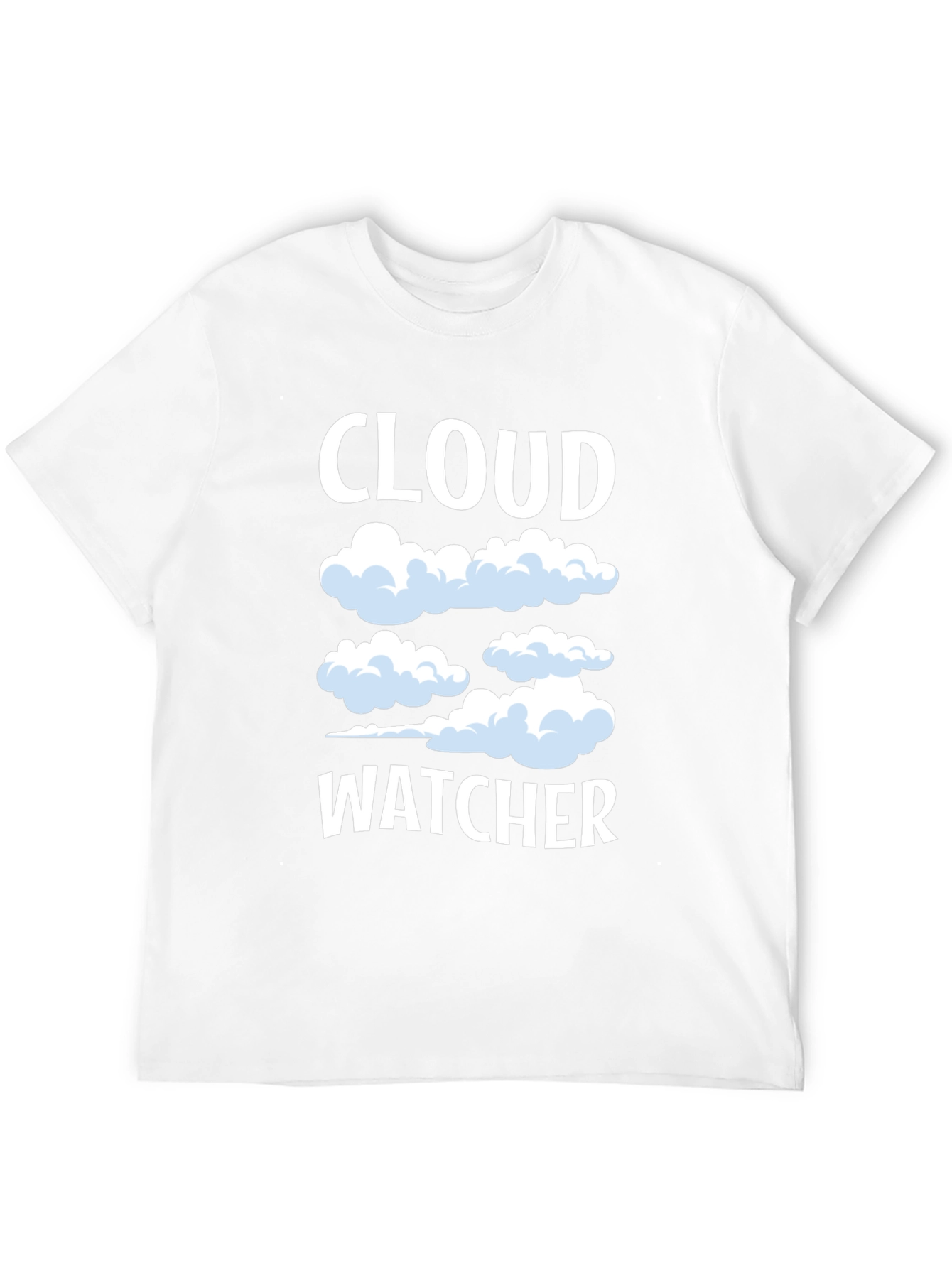 Black Cloud Watcher Graphic Tee - Sky Gazing T-Shirt view 12