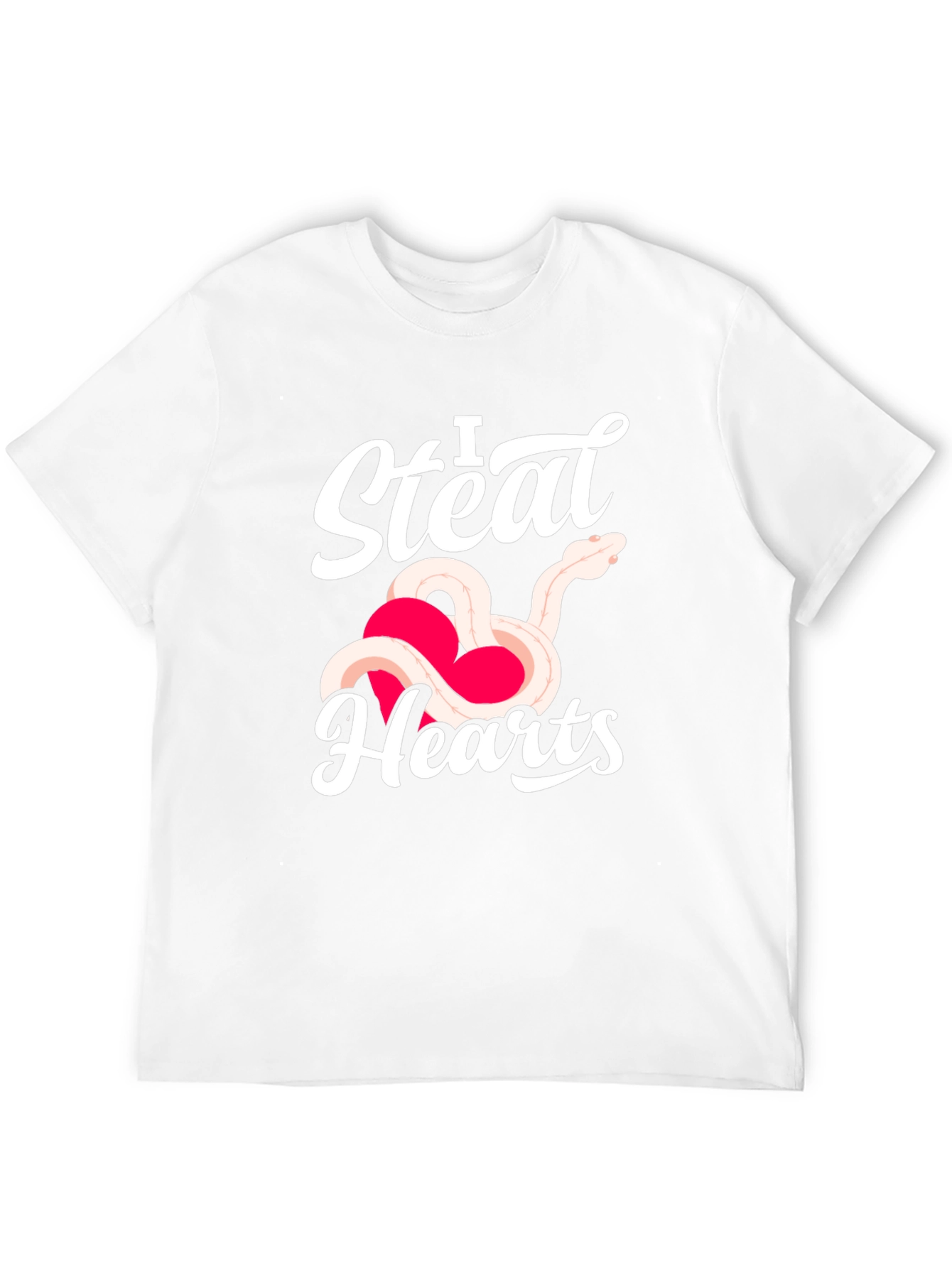 Black I Steal Hearts Snake Graphic Tee view 12