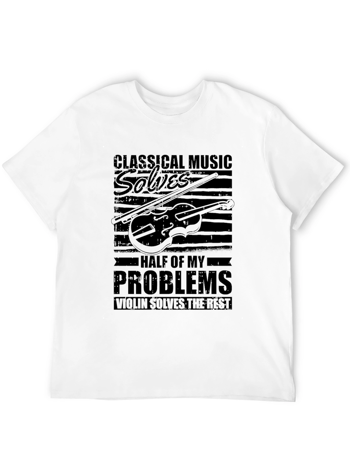 Black Classical Music Solves My Problems T-Shirt view 12