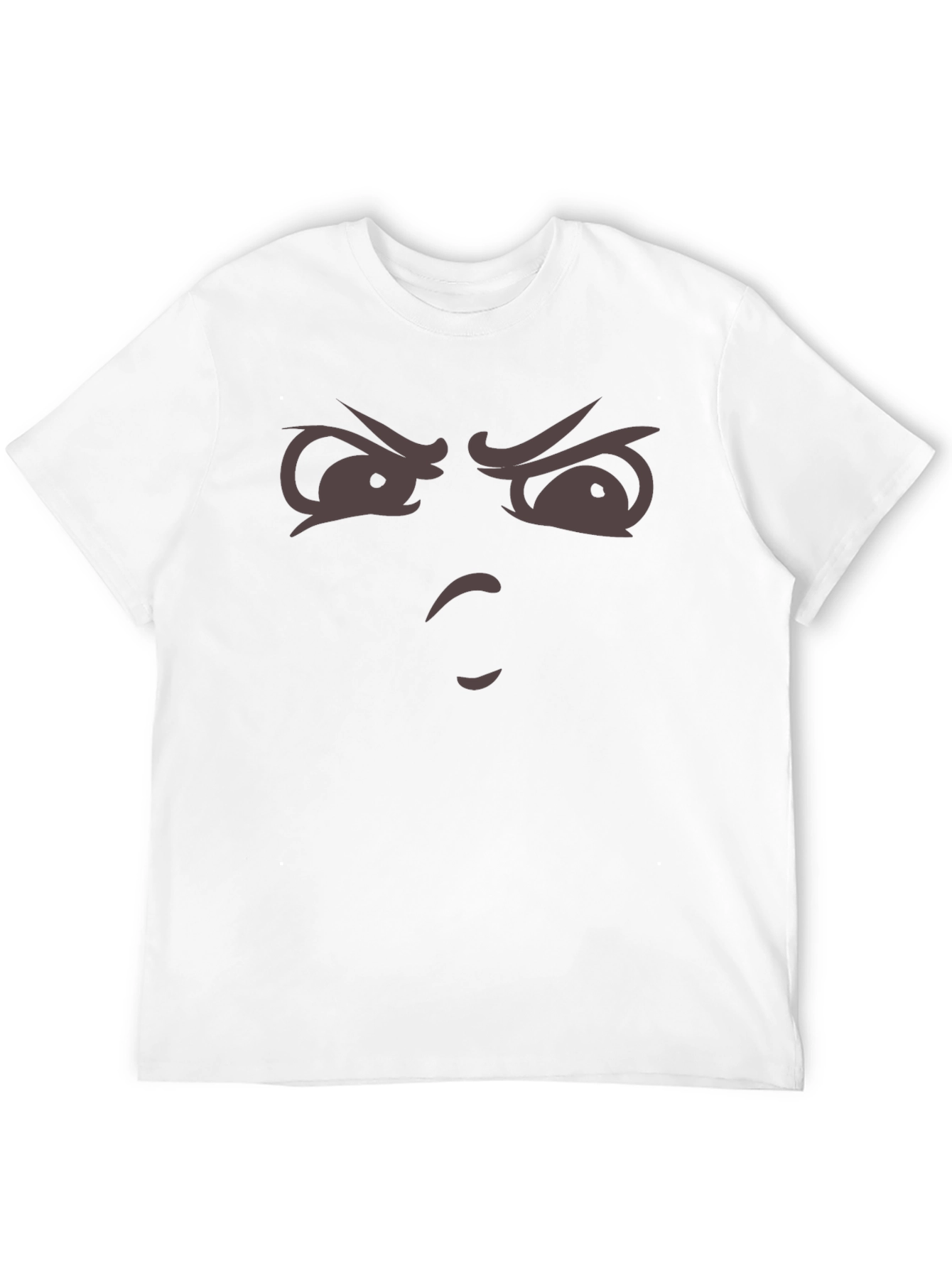 Black Funny Angry Face T-Shirt - Express Yourself! view 12