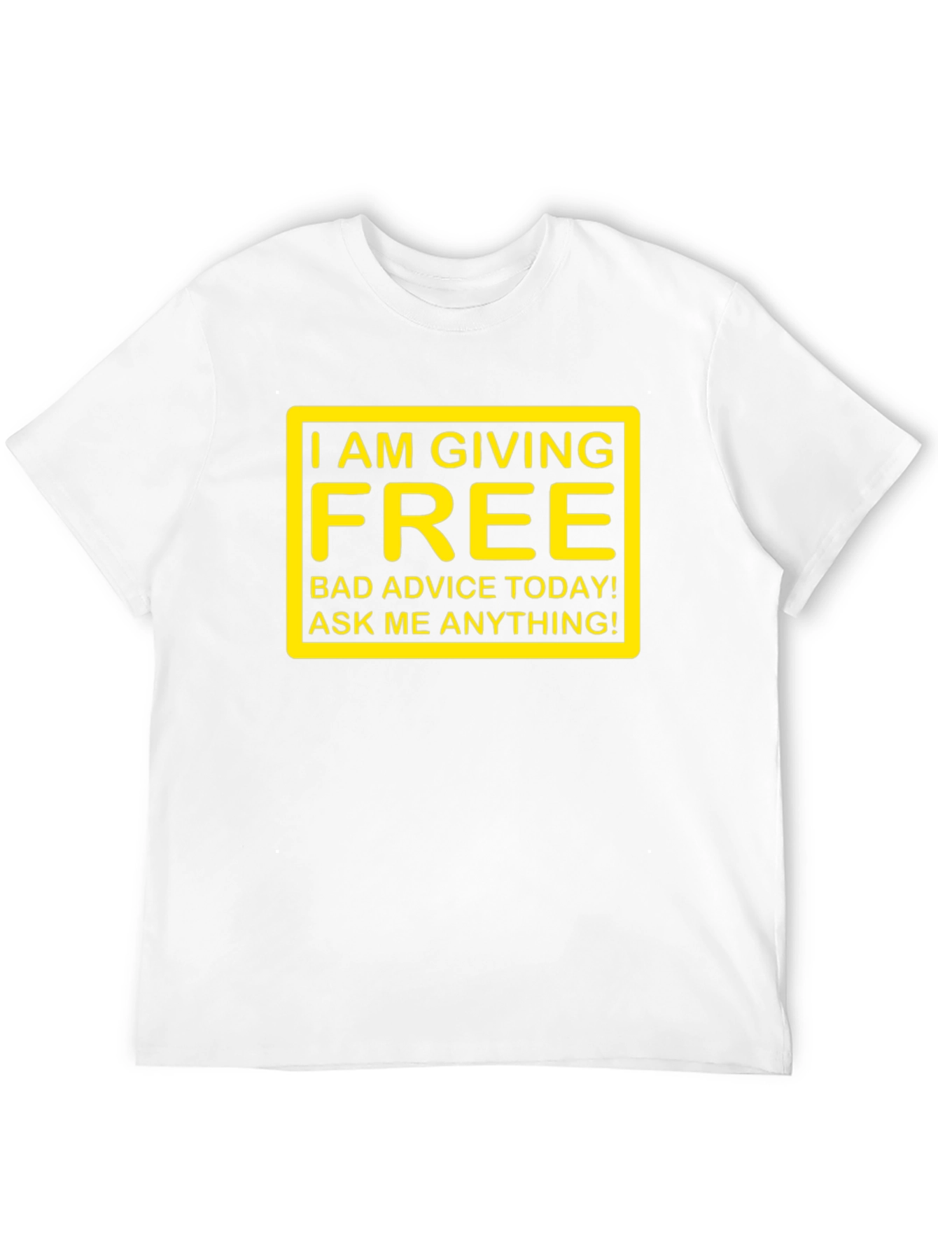Black Free Advice T-Shirt - Ask Me Anything! view 12