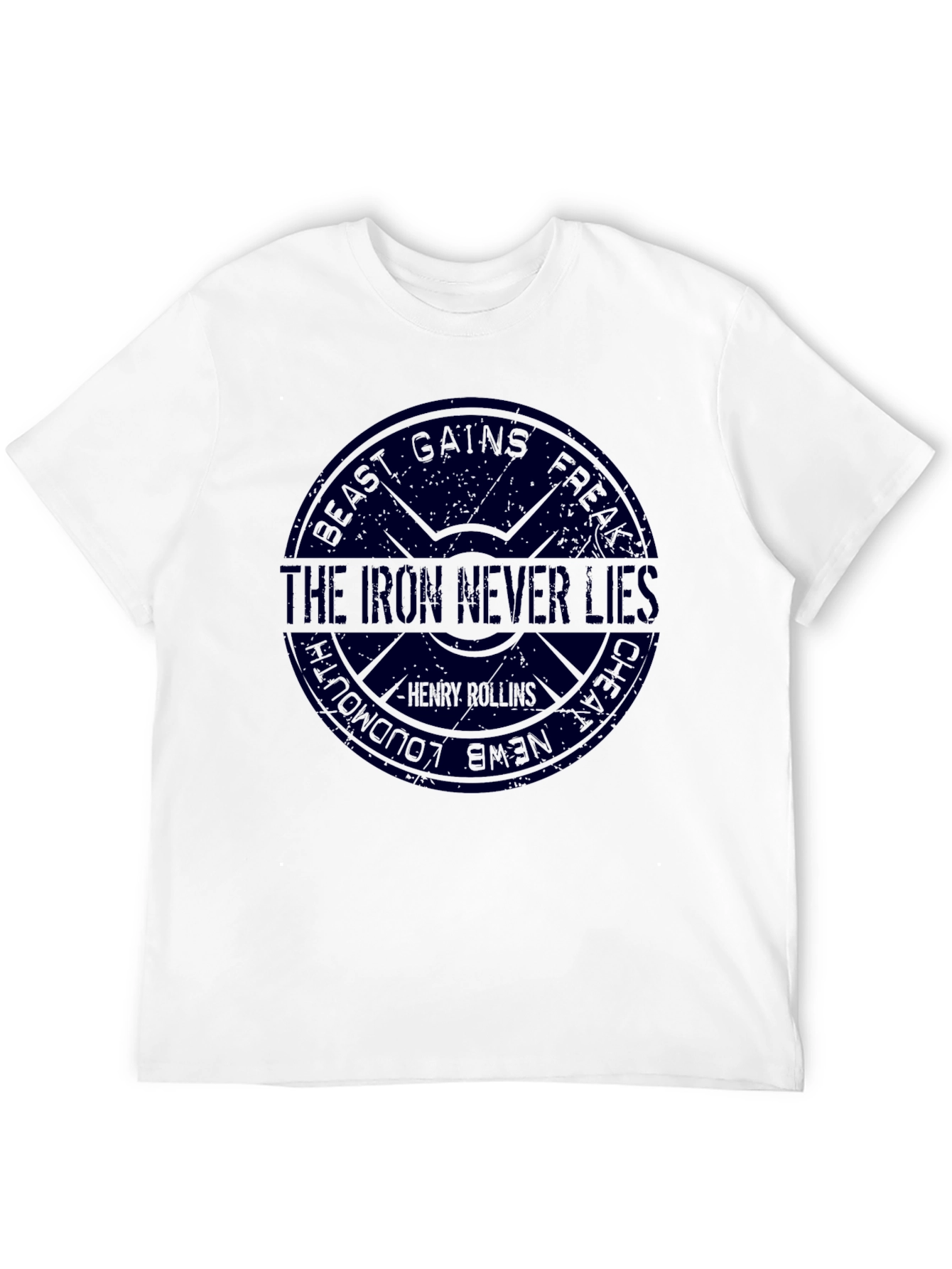 Black The Iron Never Lies Graphic Tee view 12