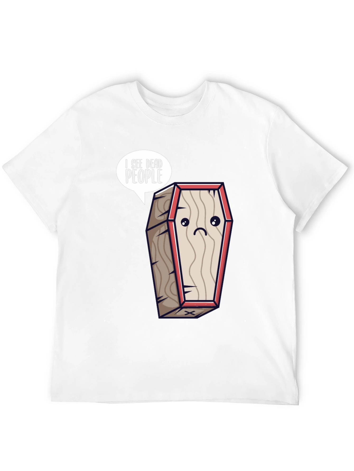 Black I See Dead People Coffin T-Shirt view 12