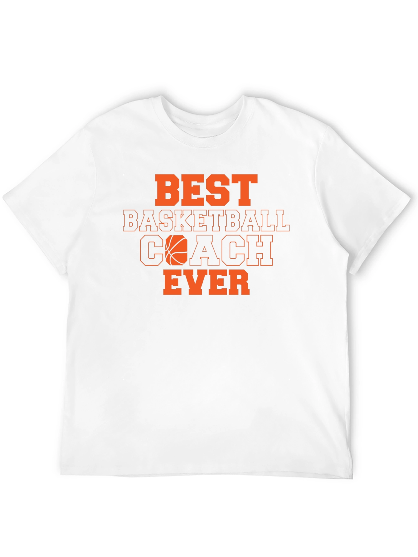 Black Best Basketball Coach Ever Black Graphic Tee view 12
