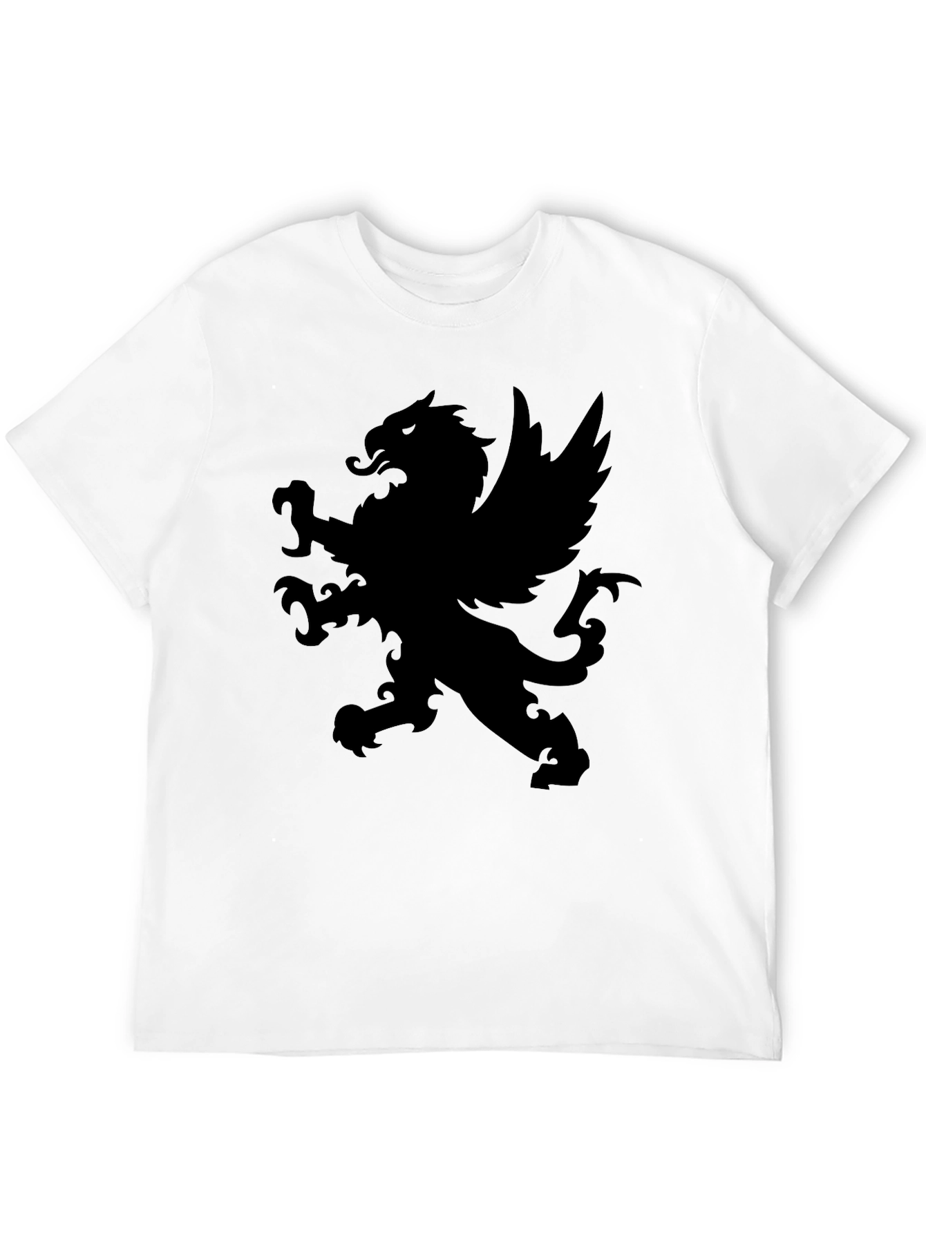 Black Gryphon Graphic Black T-Shirt view 12
