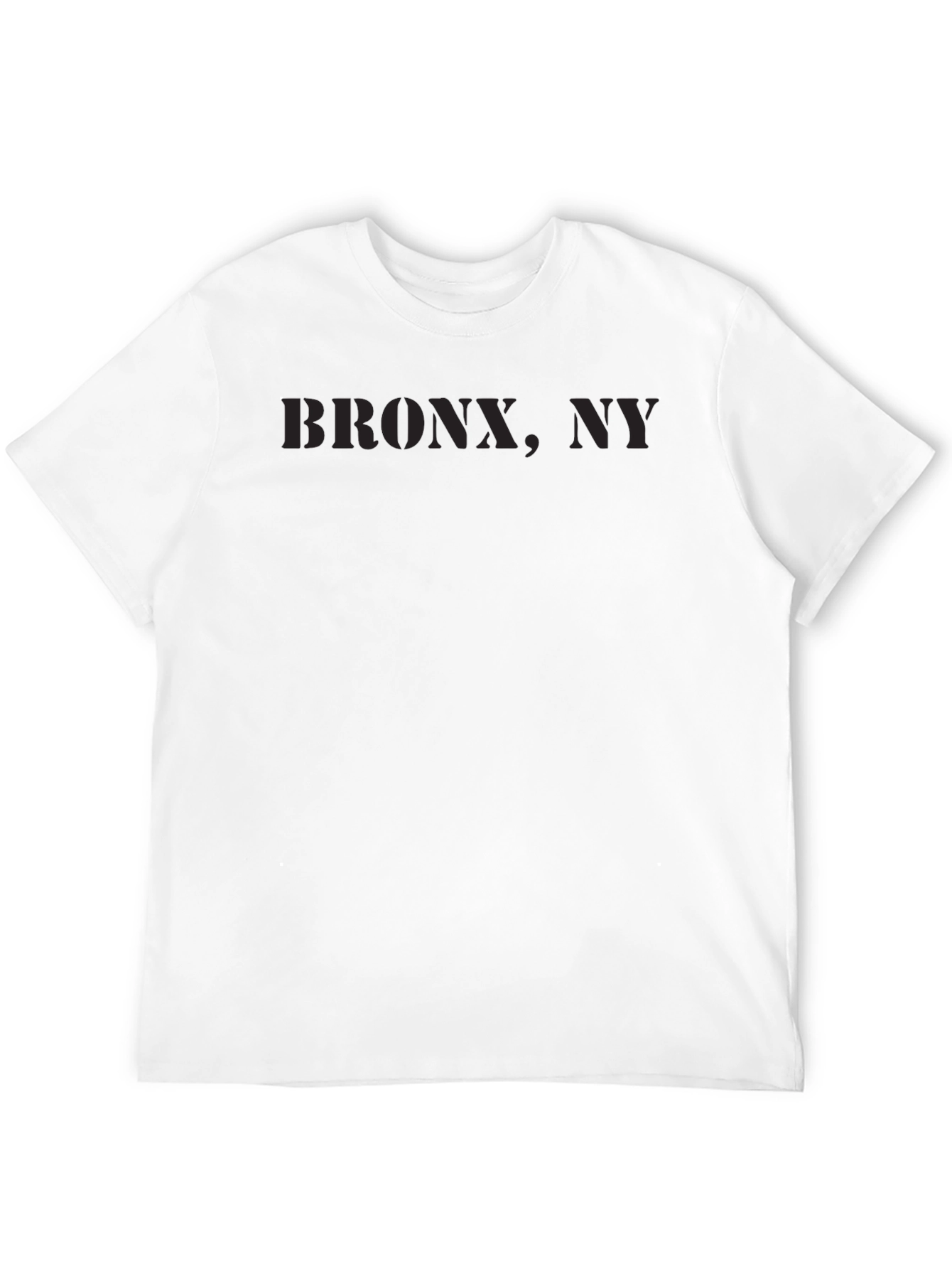 Black Bronx NY Graphic Tee - Soft Cotton Blend Casual T-Shirt view 12