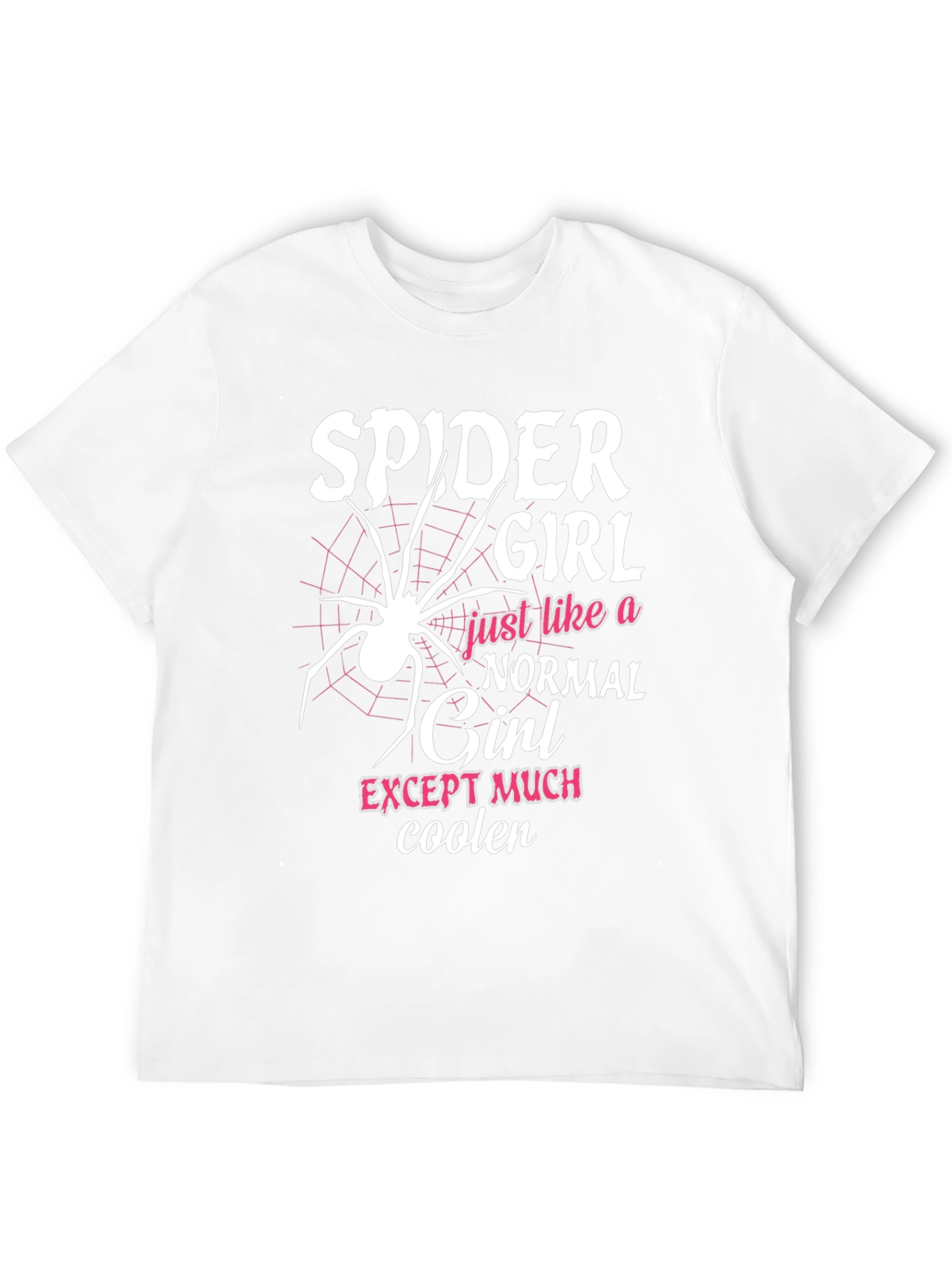 Black Spider Girl T-Shirt - Cool Graphic Tee view 12