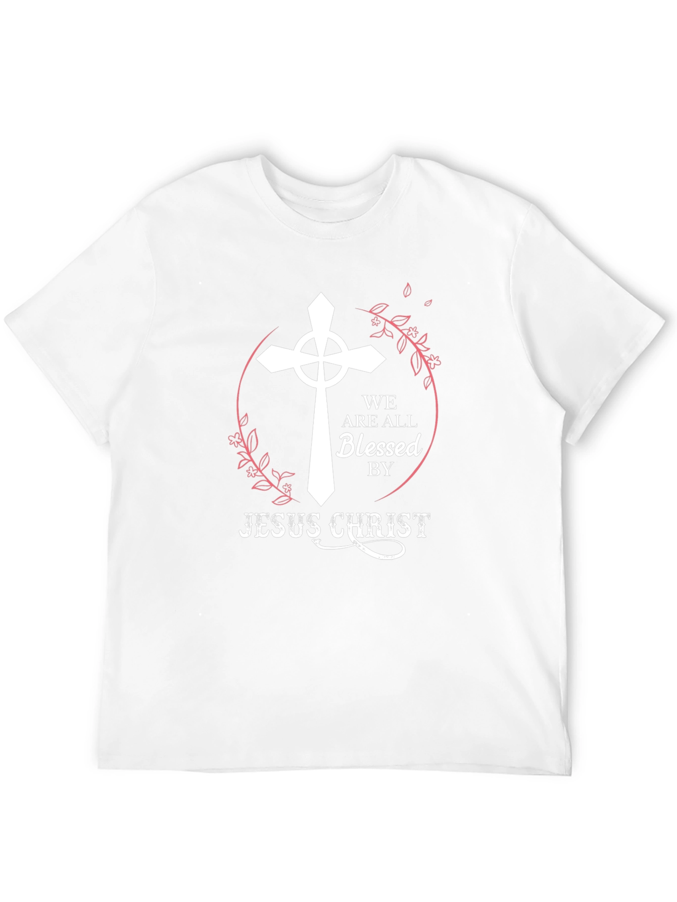 Black Blessed by Jesus Christ Black T-Shirt view 12