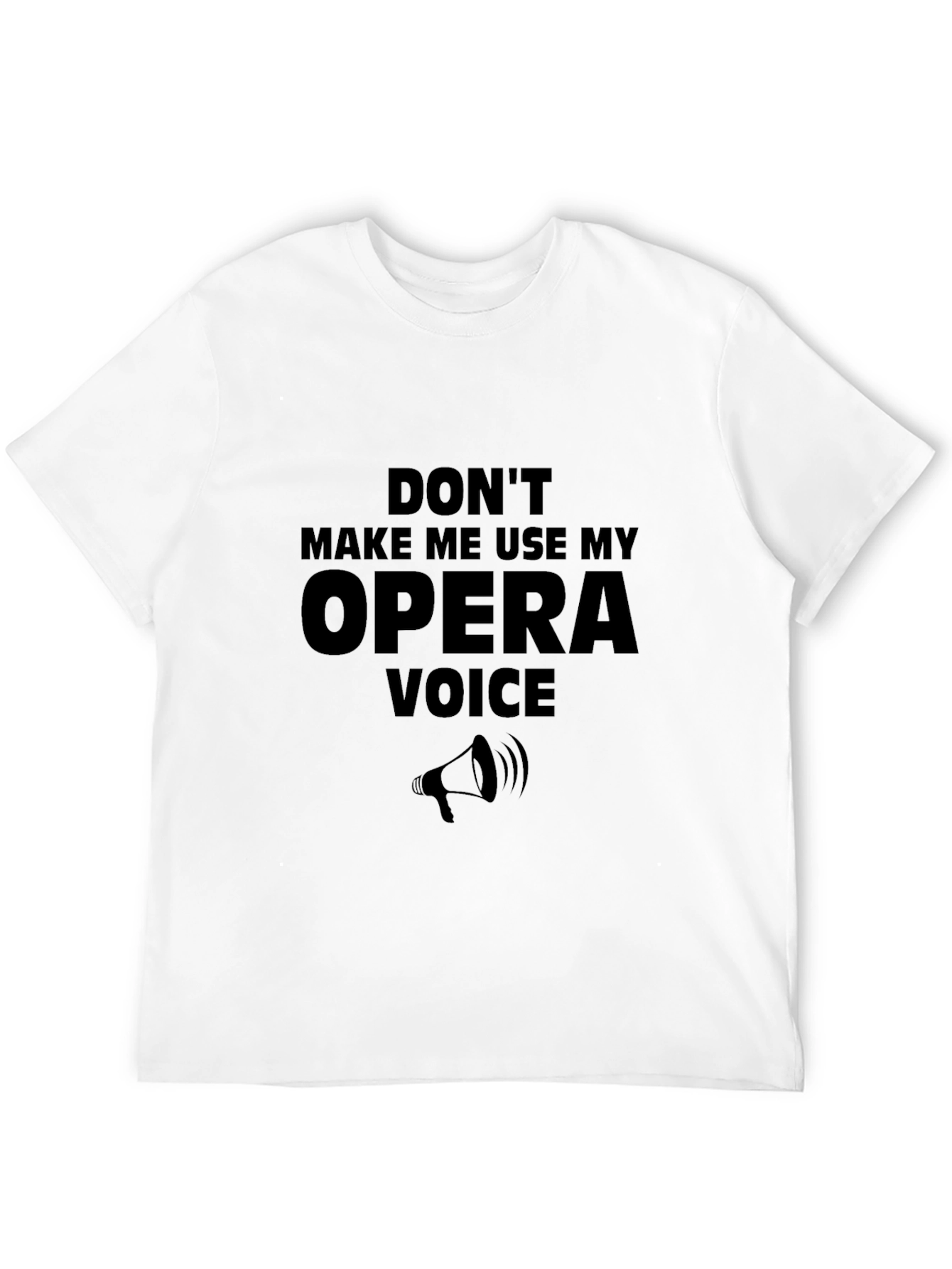 Black Opera Voice T-Shirt - Funny Graphic Tee view 12