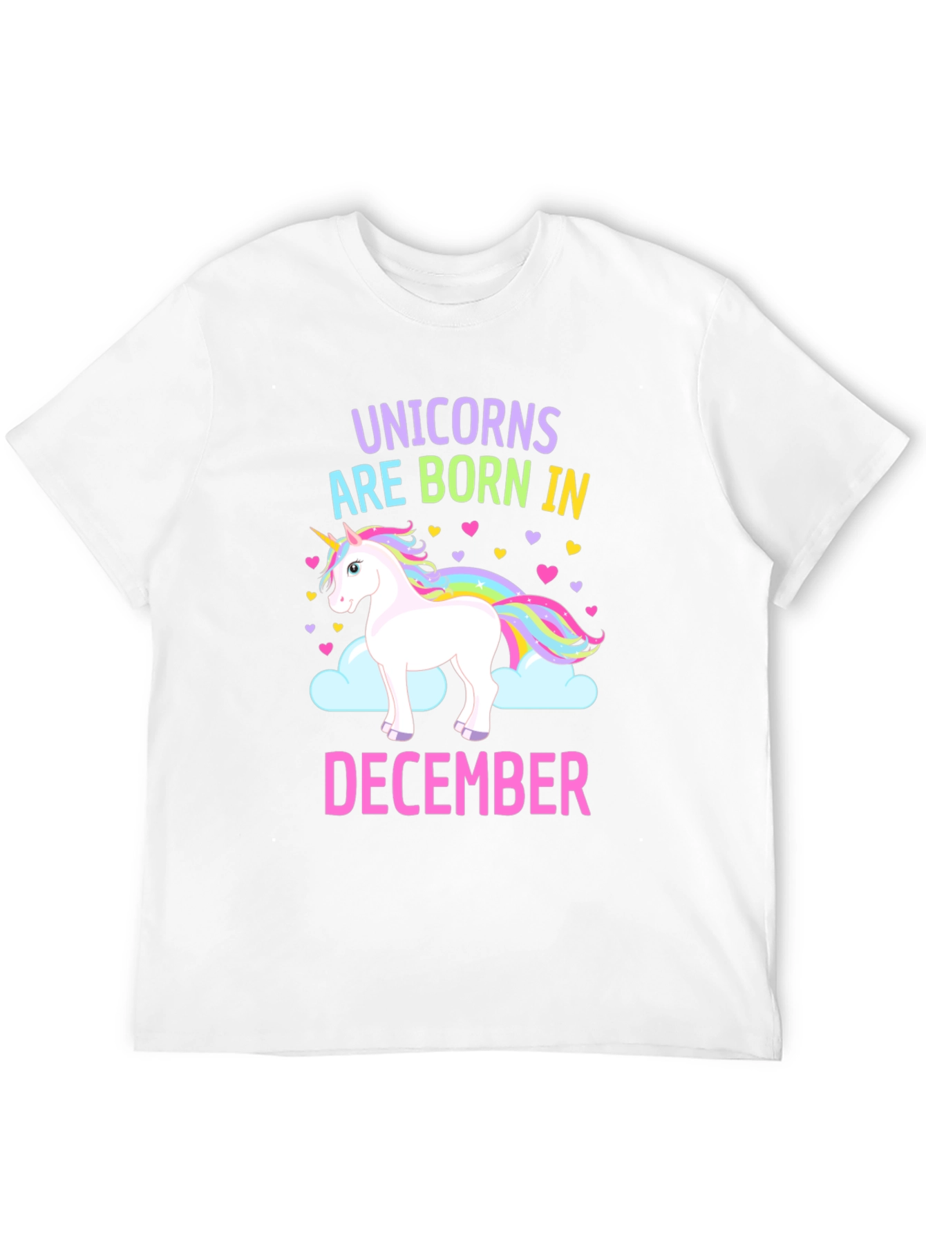Black Unicorn December Birthday T-Shirt view 12