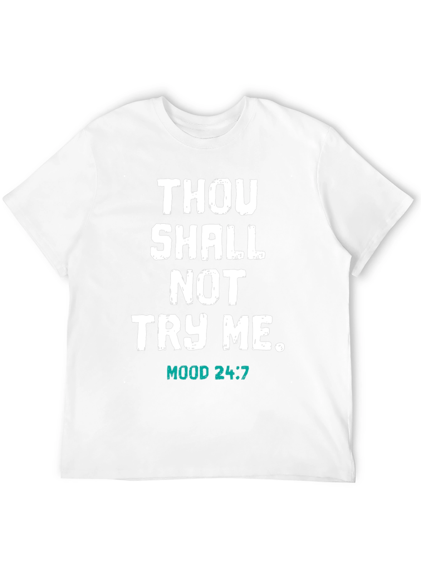 Black Thou Shalt Not Try Me Black T-Shirt view 12