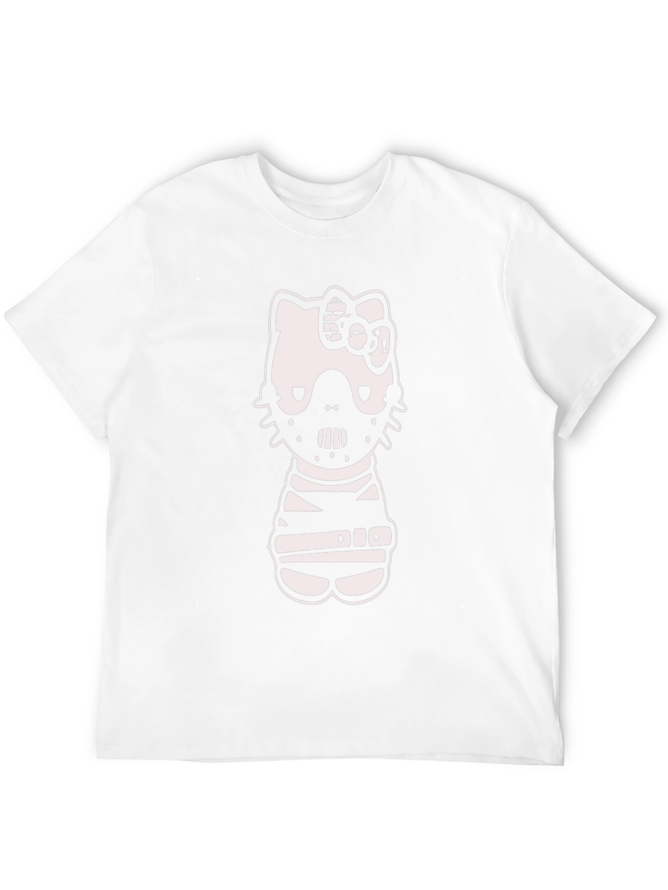 Black Hello Kitty Hannibal Lecter T-Shirt view 12