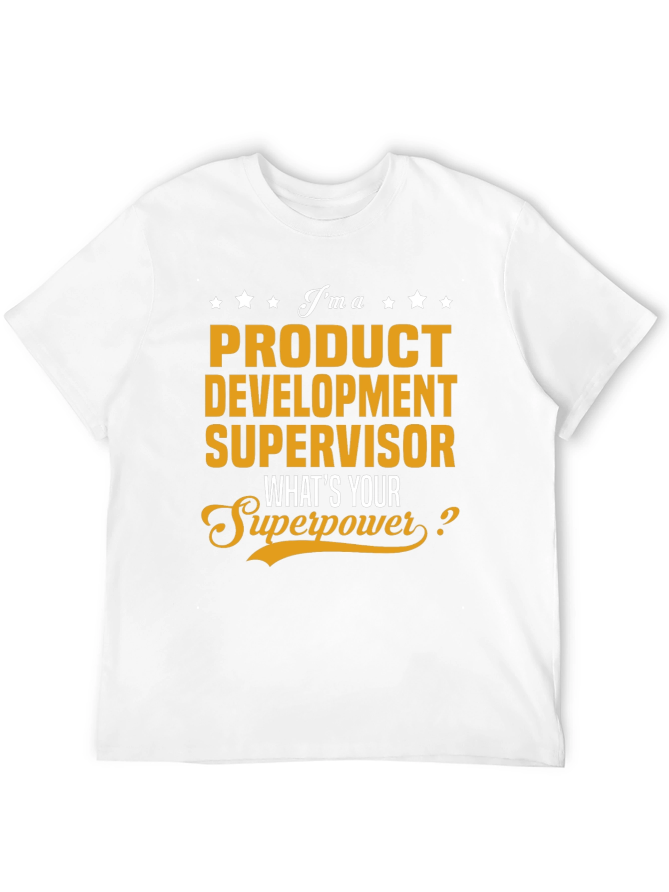 Black Product Development Supervisor Superpower T-Shirt view 12