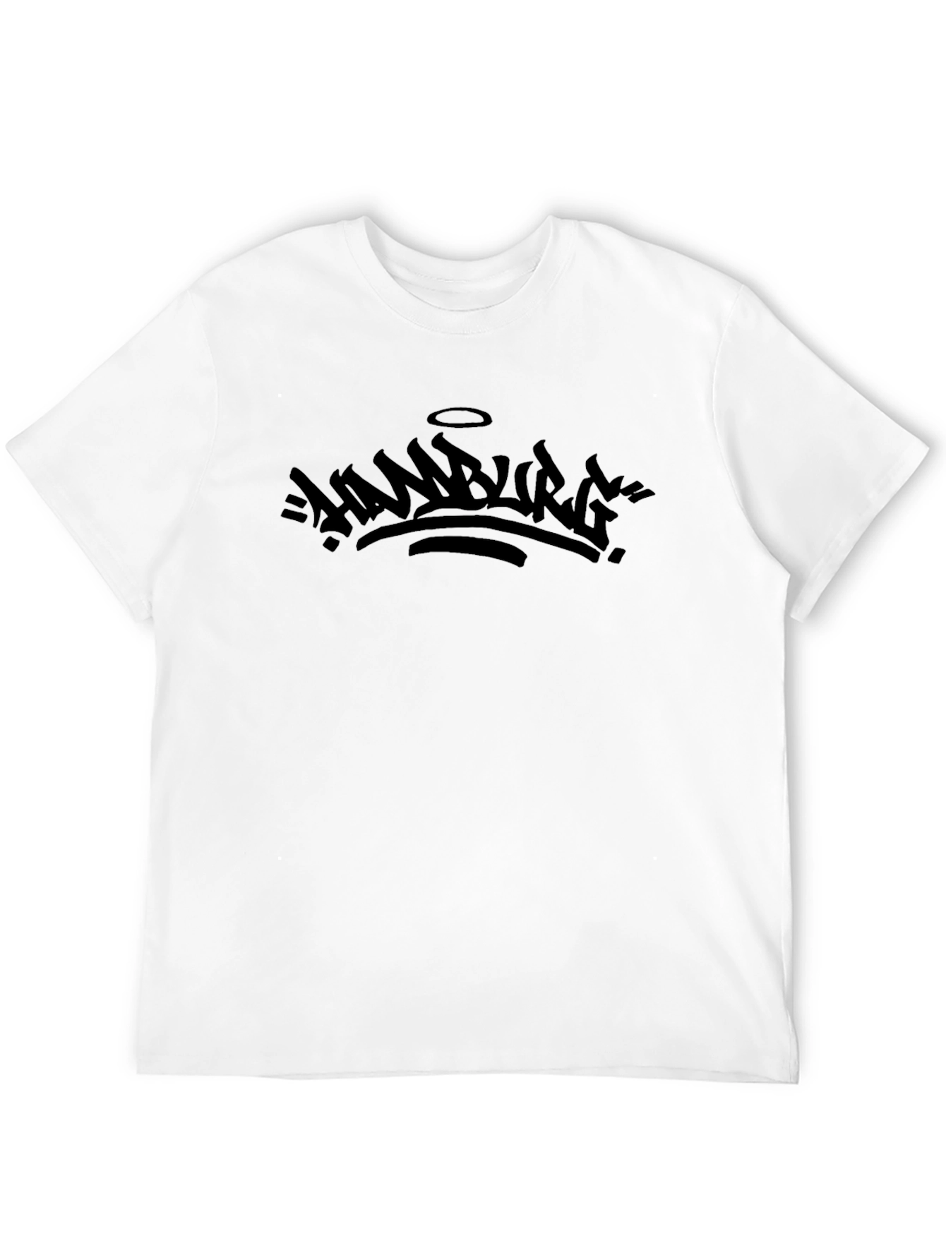 Black Black T-Shirt with Graphic Print view 12