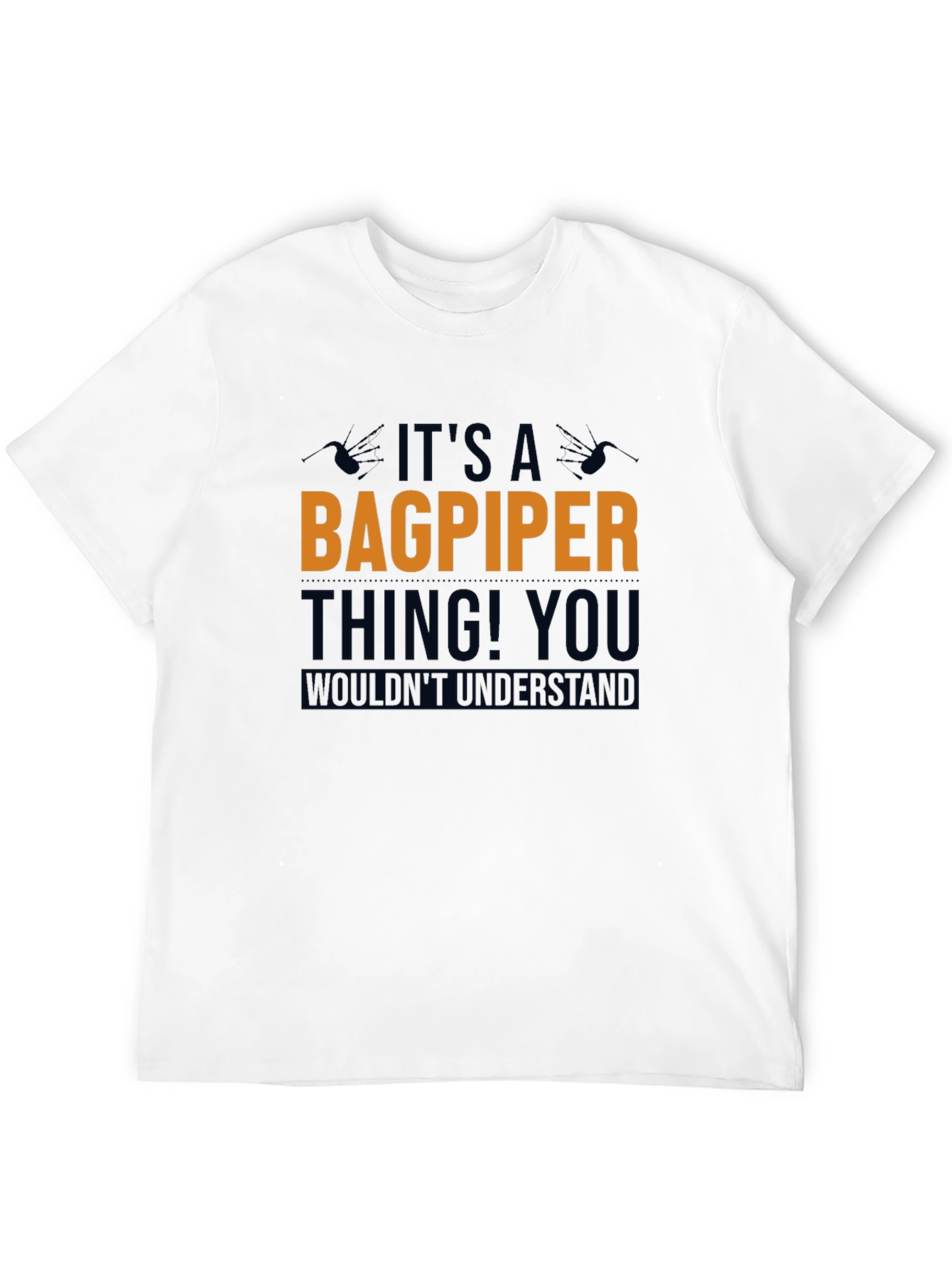 Black It's a Bagpiper Thing T-Shirt - Black view 12