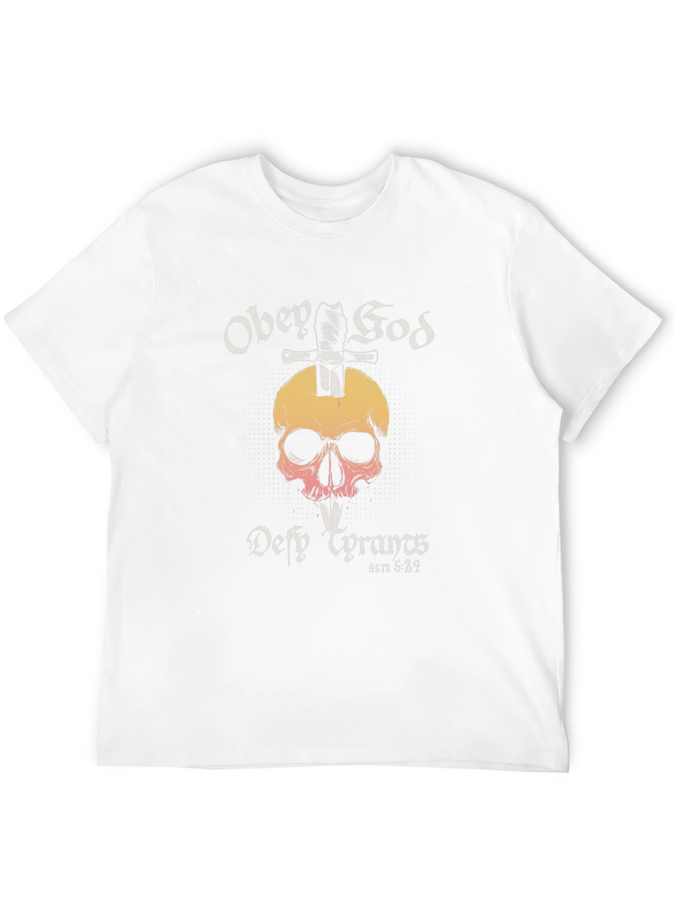 Black Obey God Defy Tyrants T-Shirt view 12