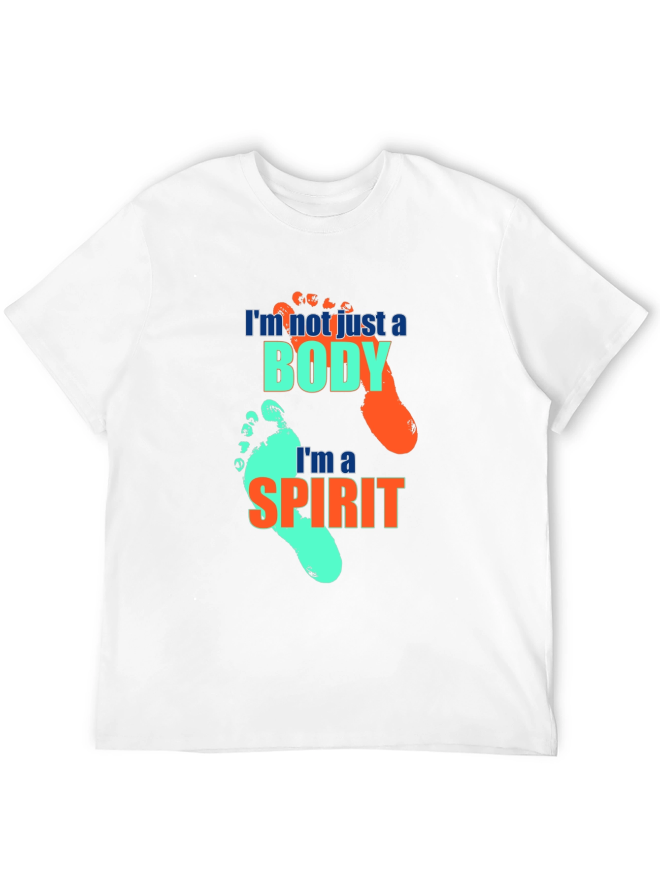 Black I'm Not Just A Body Black T-Shirt view 12